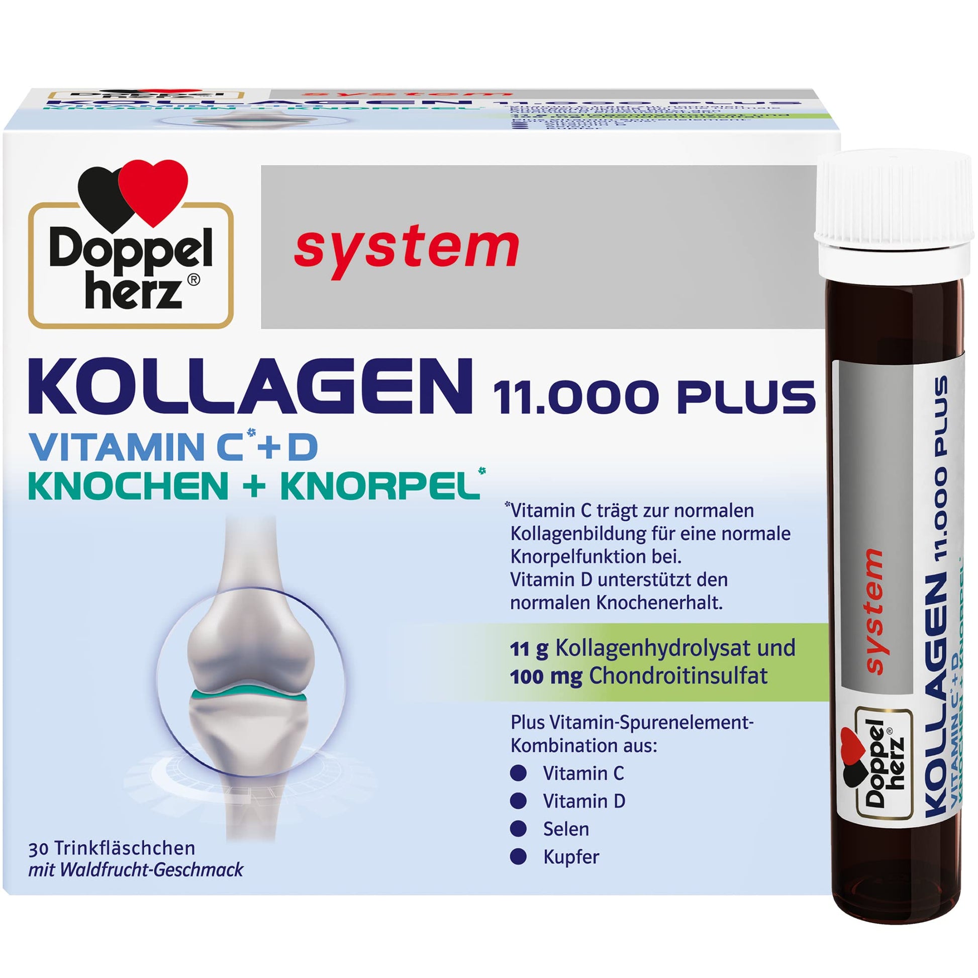 Doppelherz collagen 11,000 ampoules, 30 x 25 ml, PZN:7625039 My Store buy supplements canada