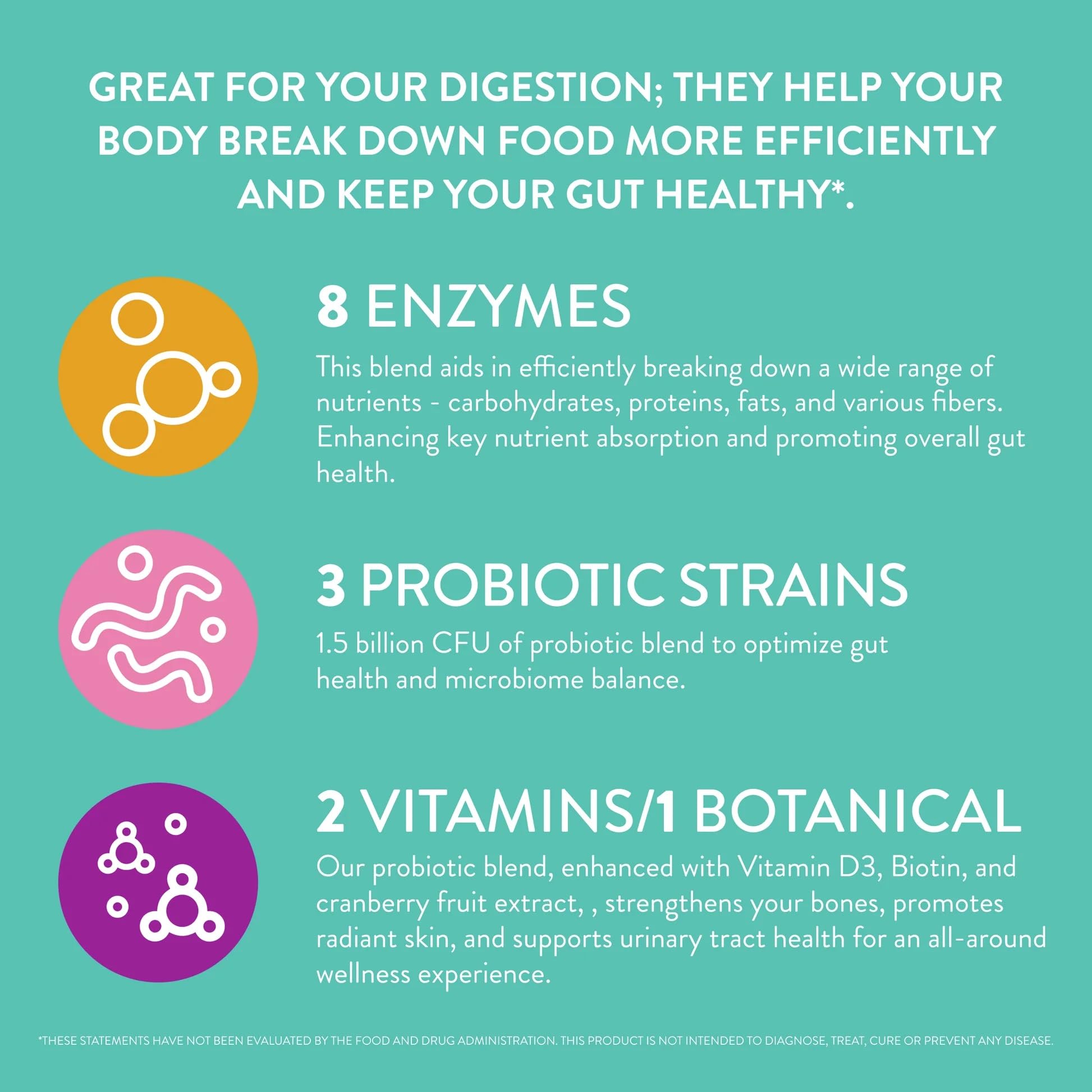 FRISKA Women’s Daily Digestive Enzyme and Probiotics Supplement, Advanced Natural Support for Female Digestive Health, Fights Bloating, Eases Digestion FR!SKA buy supplements canada