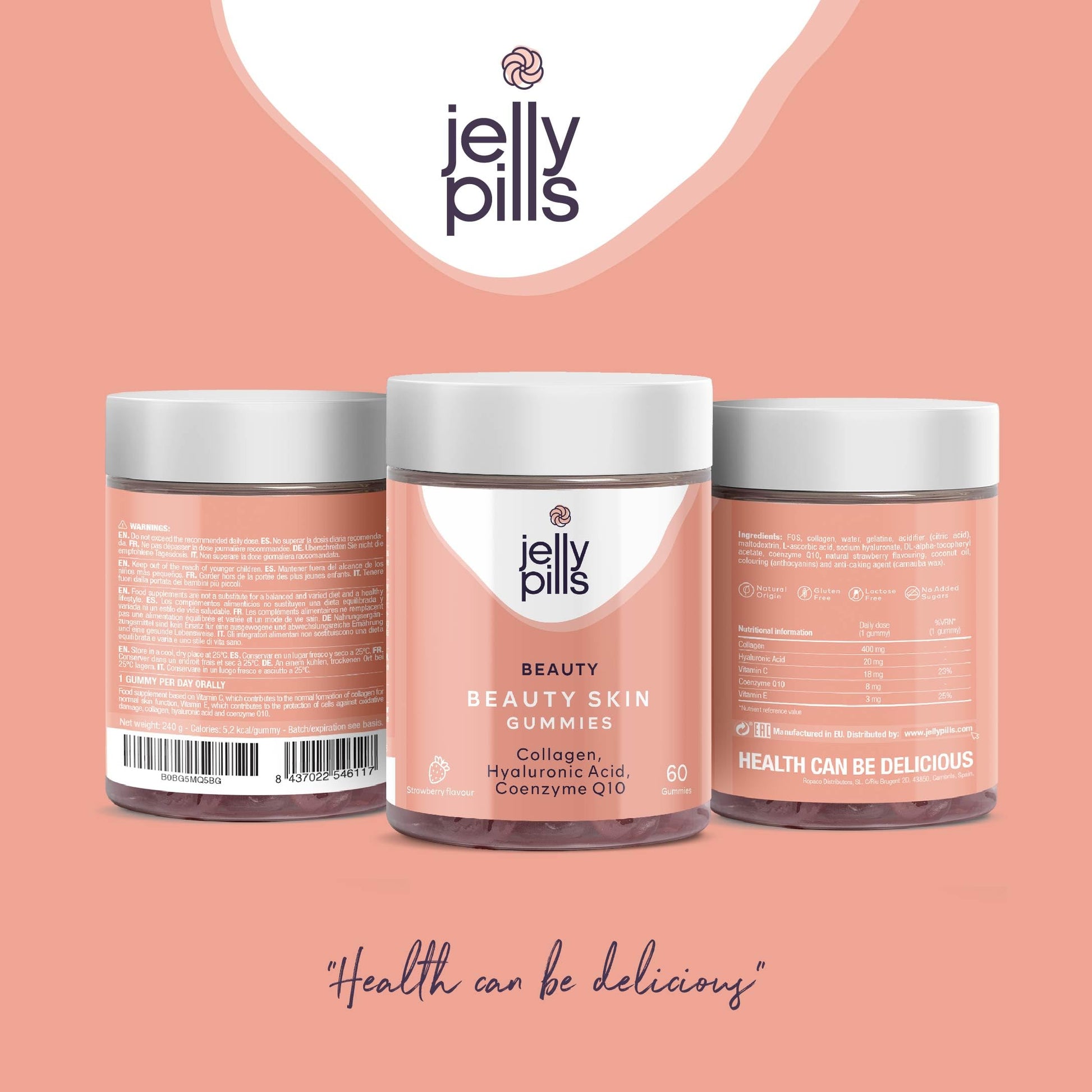 Jelly Pills® Hydrolyzed Collagen Gummies with Hyaluronic Acid and Coenzyme Q10 Jelly Pills buy supplements canada