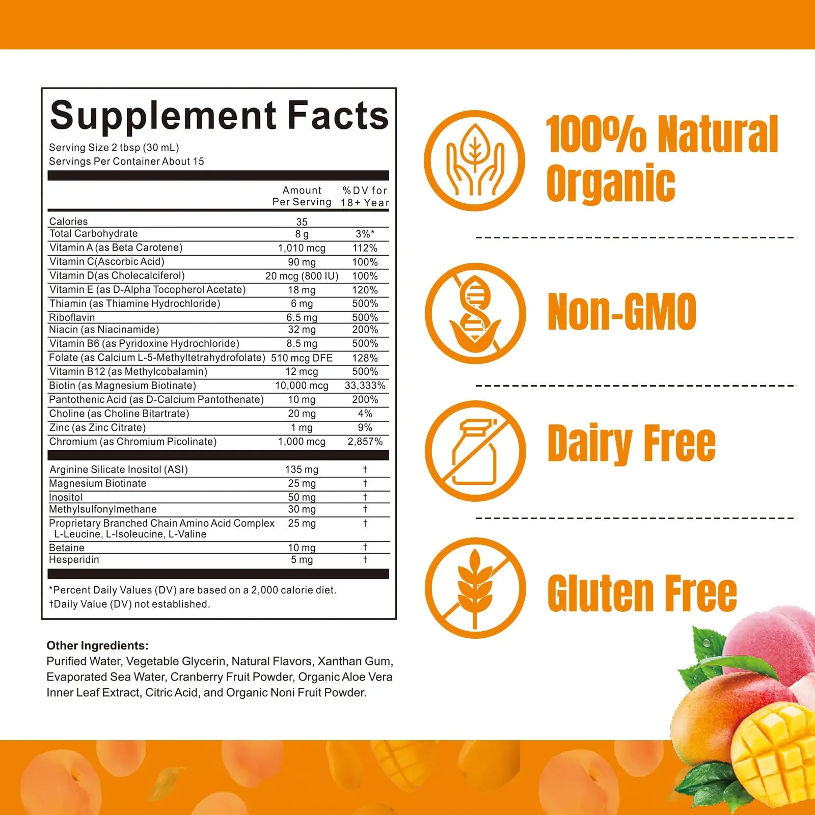 Liquid Multivitamin for Hair Growth | Biotin 10000mcg | Hair & Skin Support Supplement | Clinically Tested for Thicker Hair & Skin Elasticity HOWEEJET buy supplements canada