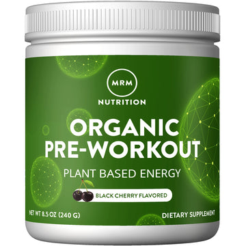 MRM Nutrition Organic Pre-Workout Powder | Black Cherry Flavored | Superfoods MRM buy supplements canada
