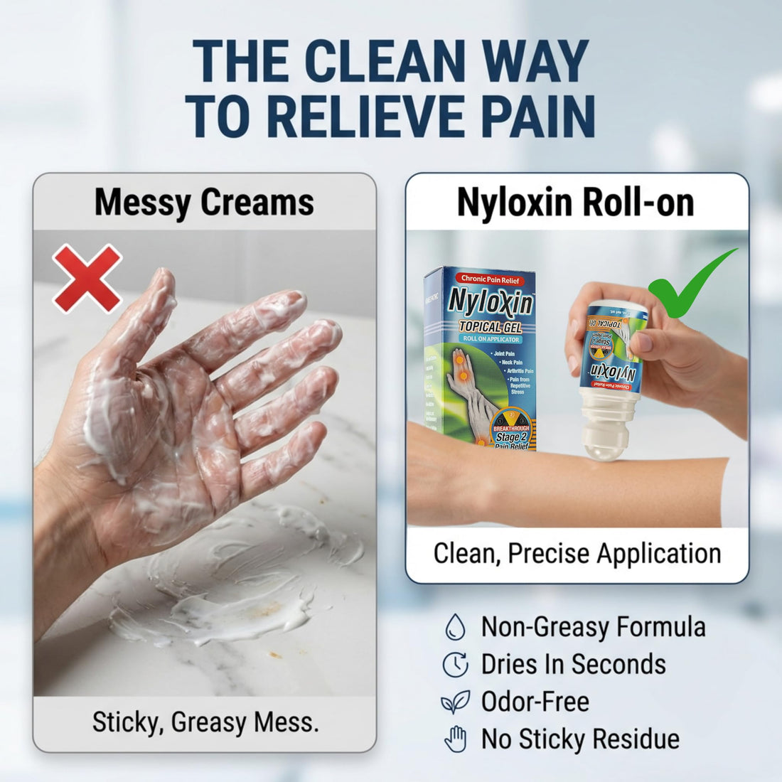 Nyloxin Extra Strength Roll-On Arthritis Pain Relief Gel, Back Pain Relief, Neuropathy Pain Relief, Nerve Pain Relief, Knee Pain Relief, Foot Pain Relief, Muscle Pain Relief, Joint Pain (2 oz) Nyloxin buy supplements canada