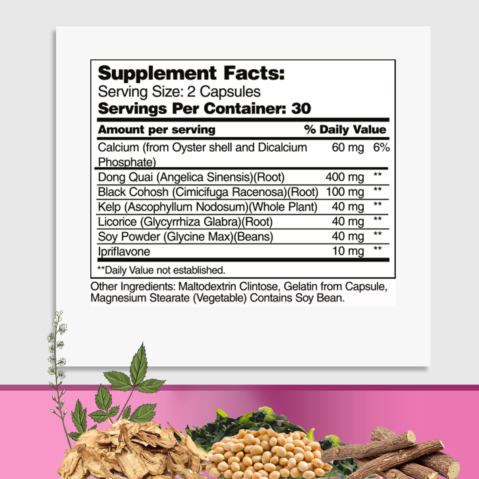 GreeNatr Menopause Supplements for Women - Perimenopause Supplements Women with Dong Quai & Black Cohosh for Menopause Hot Flashes - Menopause Support for Sleep Quality & Hormone Balance - 60 Caps GreeNatr buy supplements canada