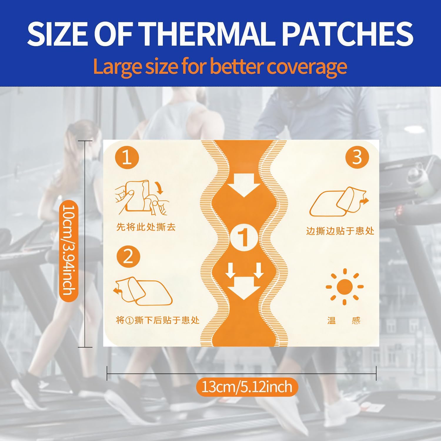BUPRL Herbal Heat Patches 14 Count, 8 Hours Deep Warm Relief for Muscles & Joints, Stretchy Breathable, Residue-Free, Family Use-B01 BUPRL buy supplements canada