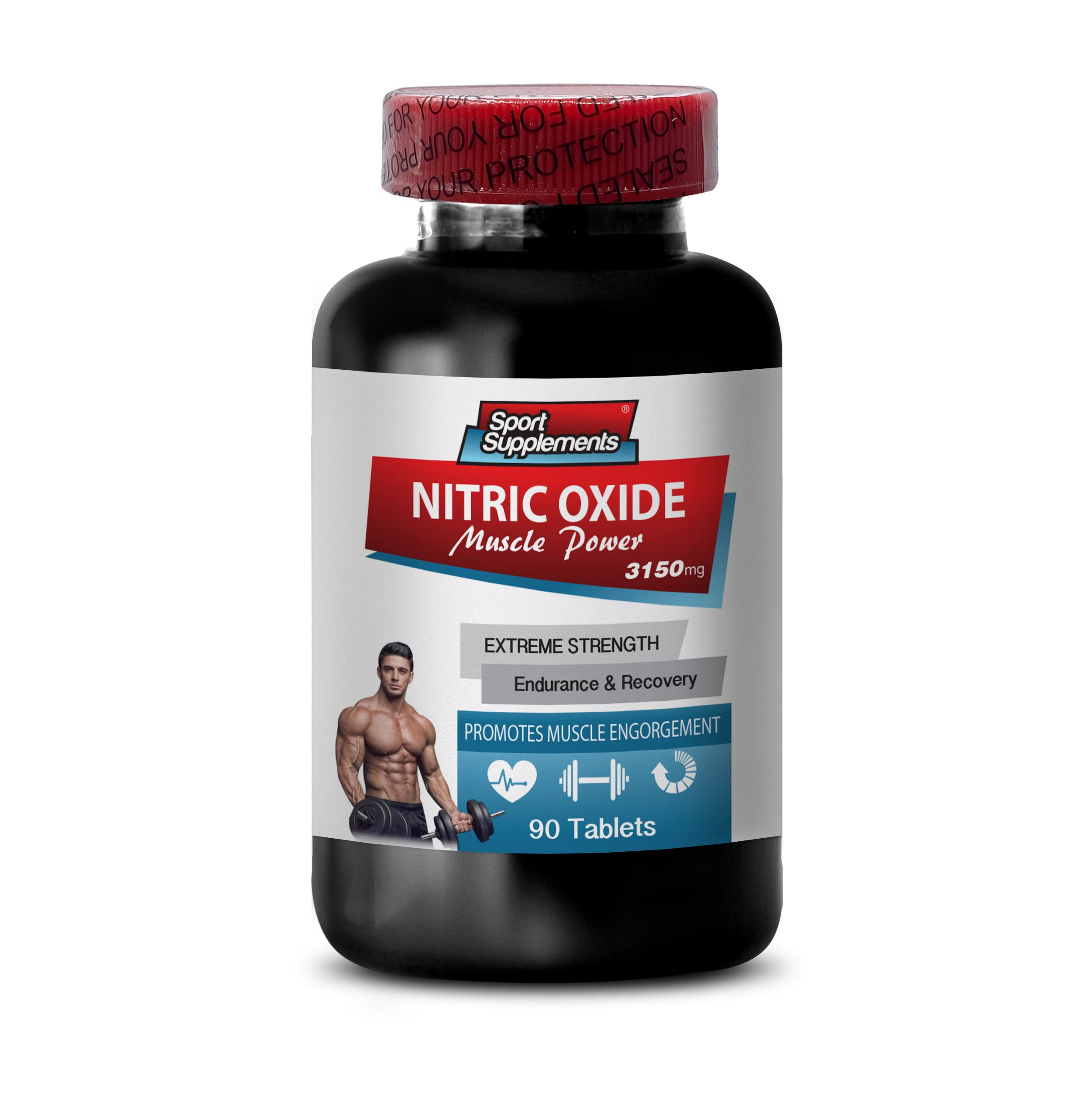 Nitric Oxide boosters with arginine - Nitric Oxide Muscle Power 3150mg - Improves Circulation Sport Supplements buy supplements canada