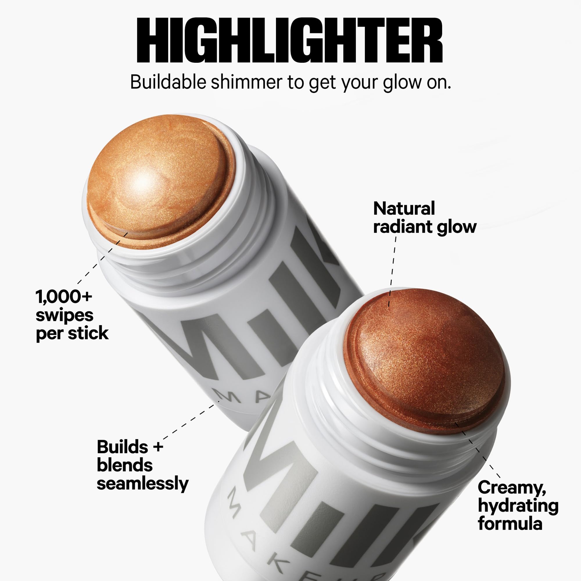 Milk Makeup Bronzer, Blush + Highlighter Set – Bronzer in Baked .19oz, Multi-Use Cream Blush + Lip Color in Werk (Dusty Rose) .21oz and Highlighter Stick in Lit (Champagne) .21oz – Hydrating Formulas Milk Makeup buy supplements canada