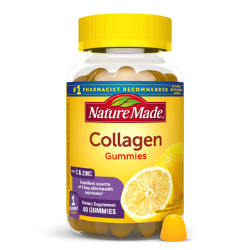 Nature Made Collagen Gummies with Vitamin C, Zinc, Biotin, Hydrolyzed Collagen Peptides for Women and Men Nature Made buy supplements canada