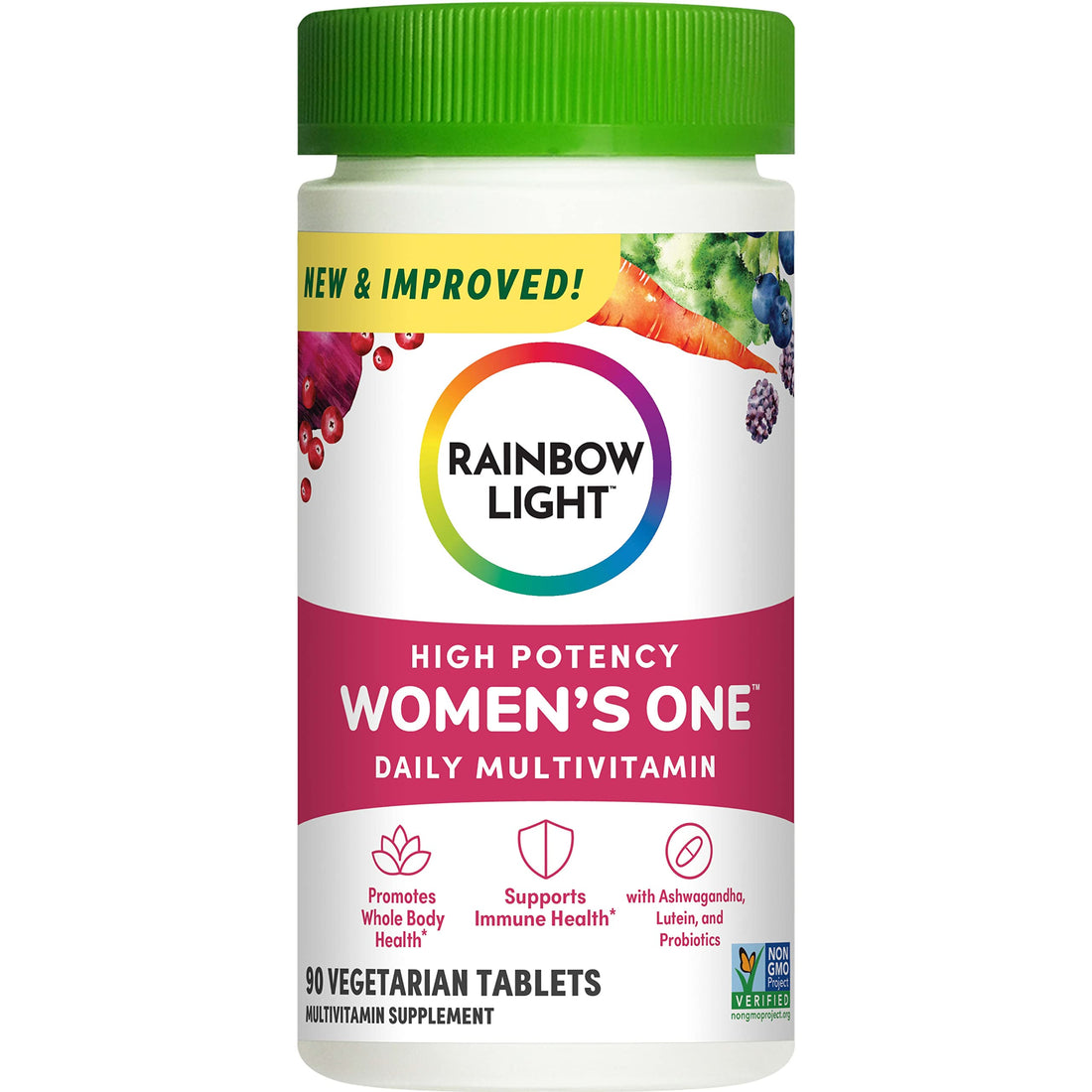 Rainbow Light Multivitamin for Women, Vitamin C, D & Zinc, Probiotics, Women’s One Rainbow Light buy supplements canada
