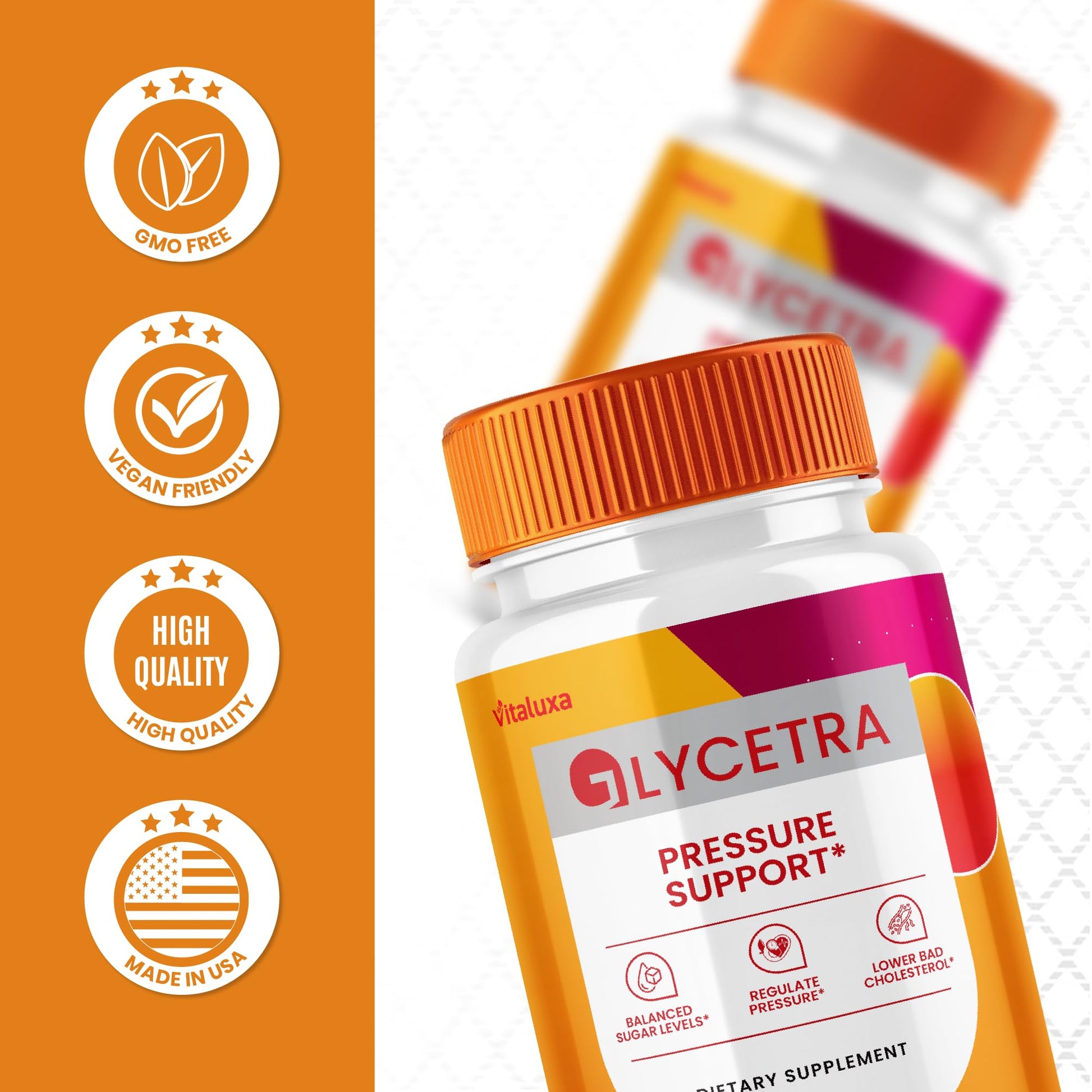 (2 Pack) Glycetra Capsules, Glycetra Blood Support Supplement Advanced Formula Premium Blend All Natural Balance Flow, Glicetra Pills Maximum Strength Glycogen Support Health Wellness Review (120 Ct) Vitaluxa buy supplements canada