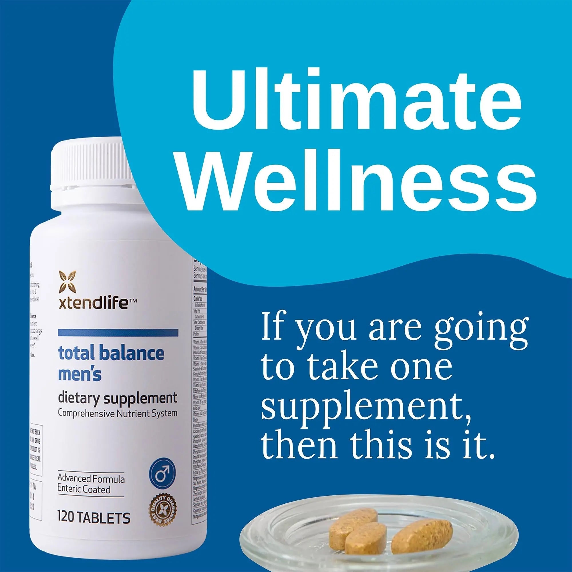Xtendlife Total Balance Men’s Multivitamin for Immune, Heart, Digestive & Cellular Health - Daily Support Xtendlife buy supplements canada
