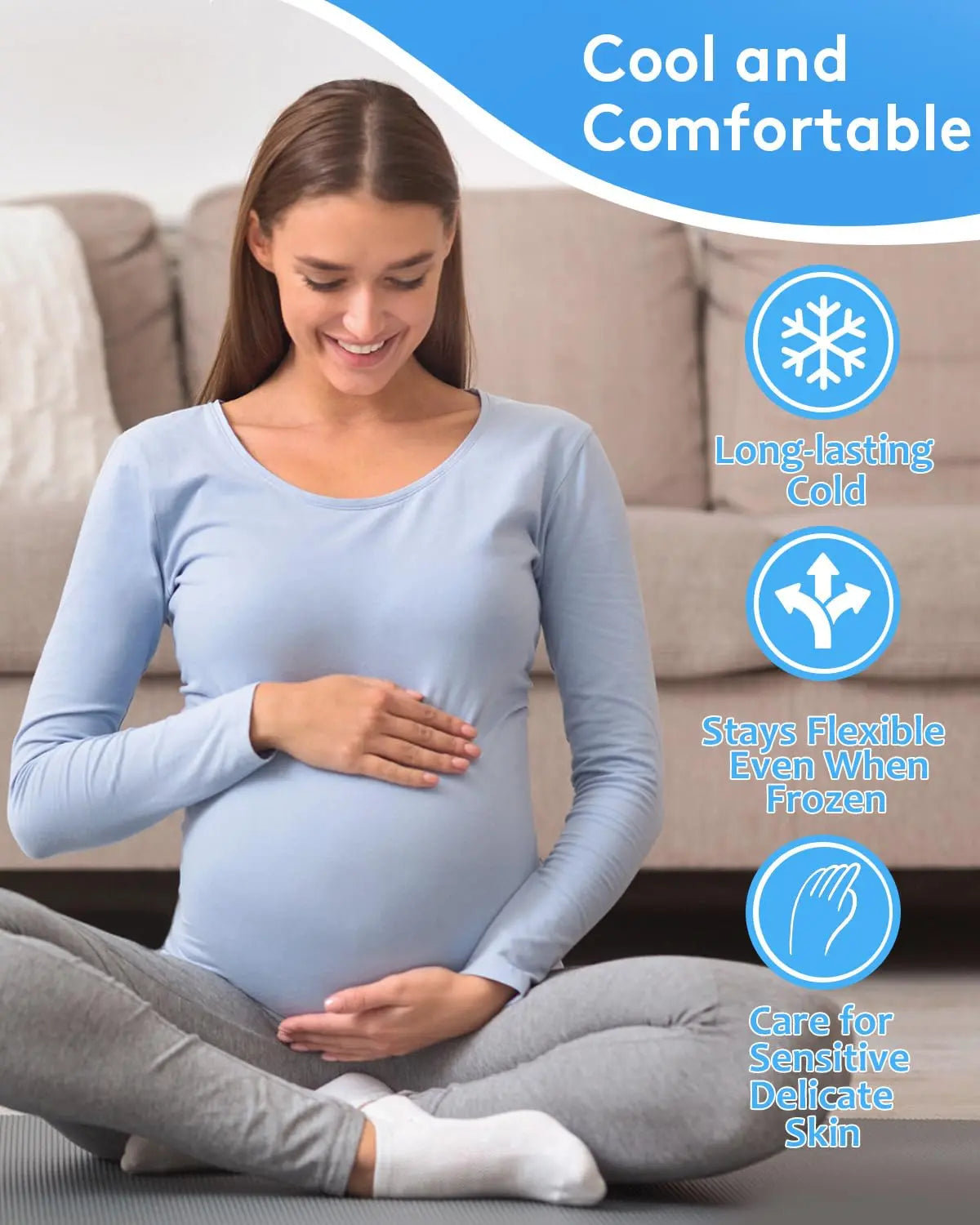 nalax Hemorrhoid Ice Pack 2 Pack – Ultra-Soft Reusable Cooling Gel Pads for Fast Relief, FSA-HSA Eligible Cold Therapy for Hemorrhoid Sufferers & Postpartum Moms, Includes 2 Storage Cases nalax buy supplements canada
