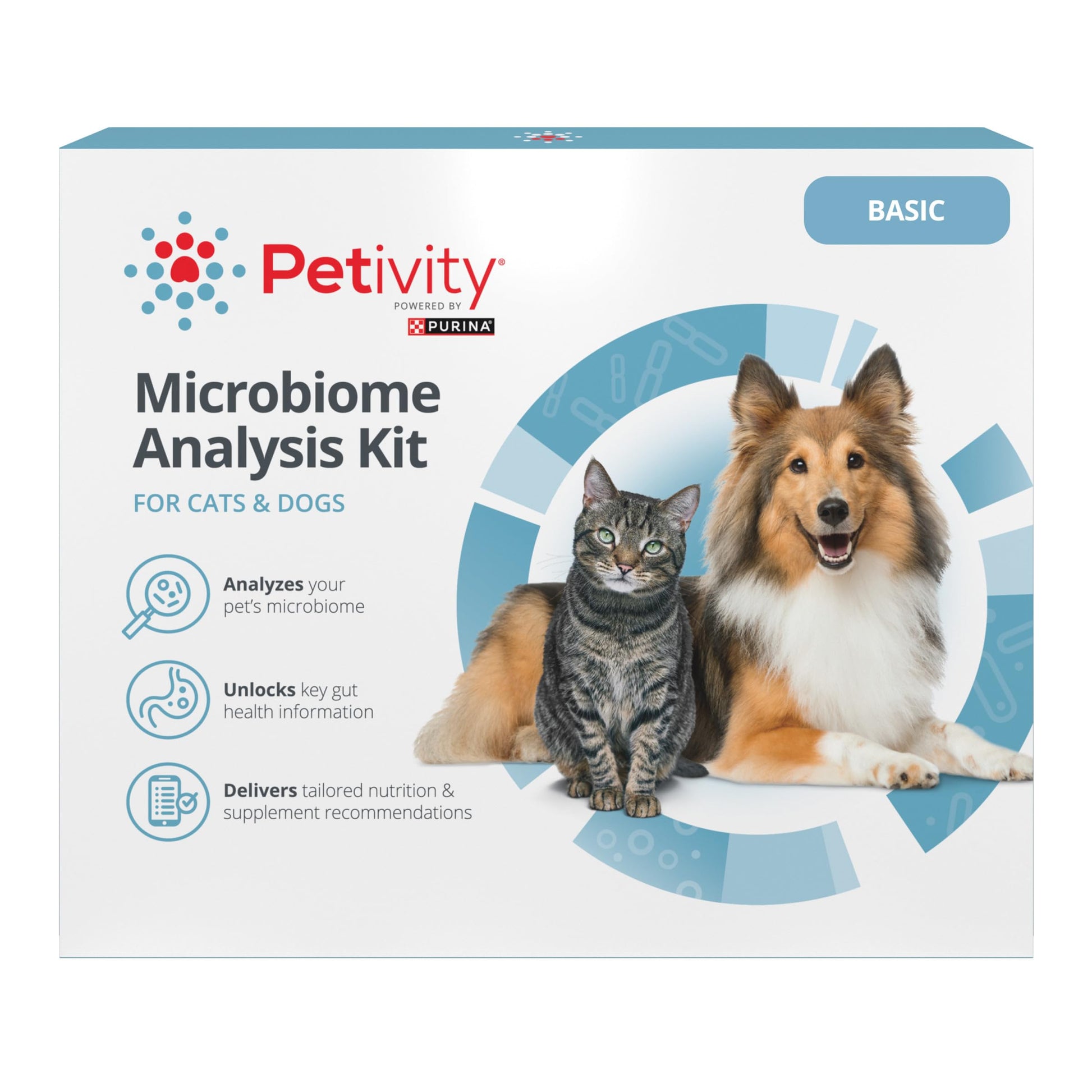 Petivity Microbiome Analysis Kit — Basic for Cats and Dogs, Powered by Purina - 4.8 oz. Box petivity buy supplements canada