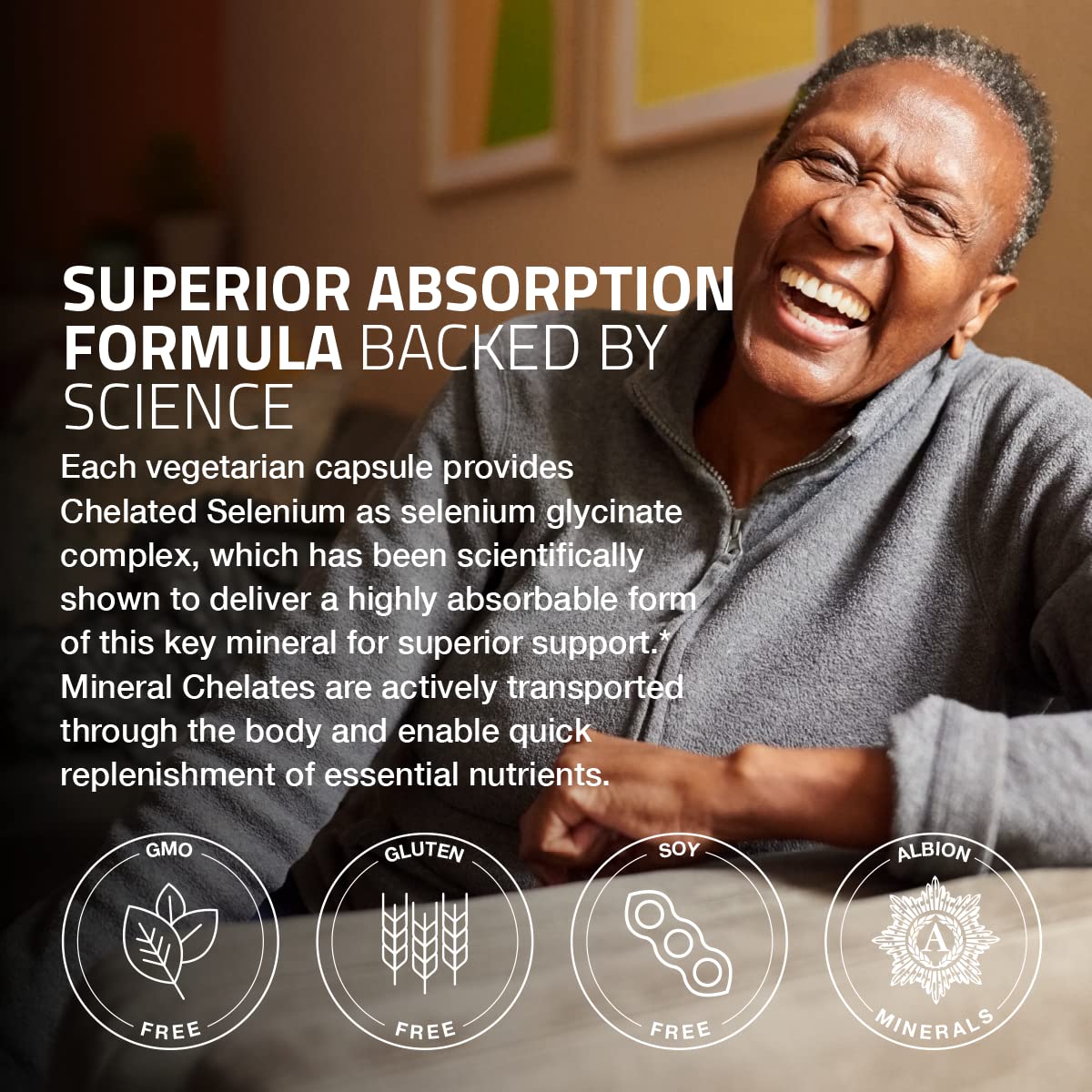 Bronson Selenium 200 mcg – Yeast Free Chelated Amino Acid Complex - Essential Trace Mineral with Superior Absorption Bronson buy supplements canada