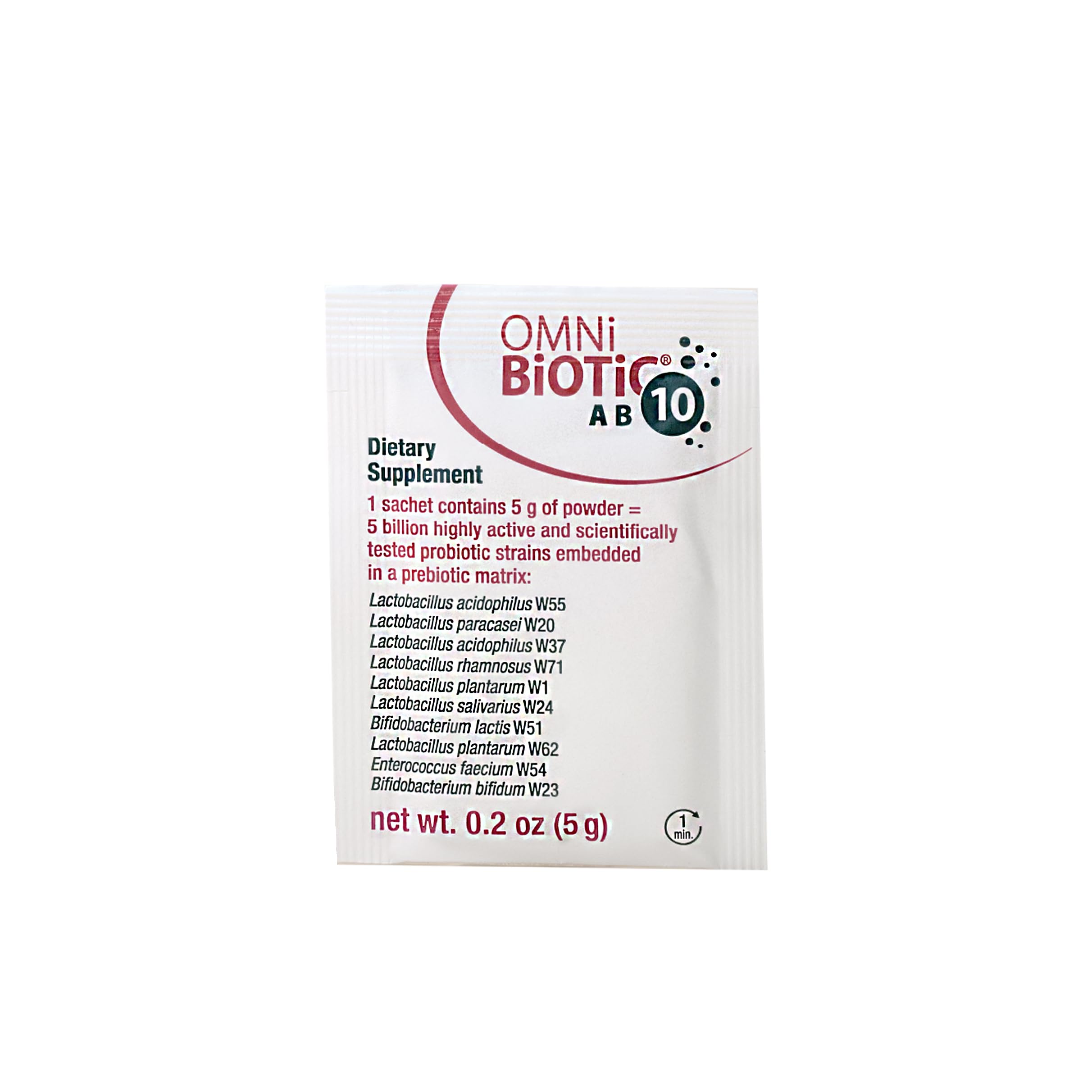 OMNi BiOTiC AB 10 - Clinically Tested Restorative Probiotic - Supports & Restores Gut Flora & Digestion - Digestive Probiotic for Diarrhea - Vegan, Hypoallergenic, Non-GMO (30 Daily Packets) OMNi BiOTiC buy supplements canada