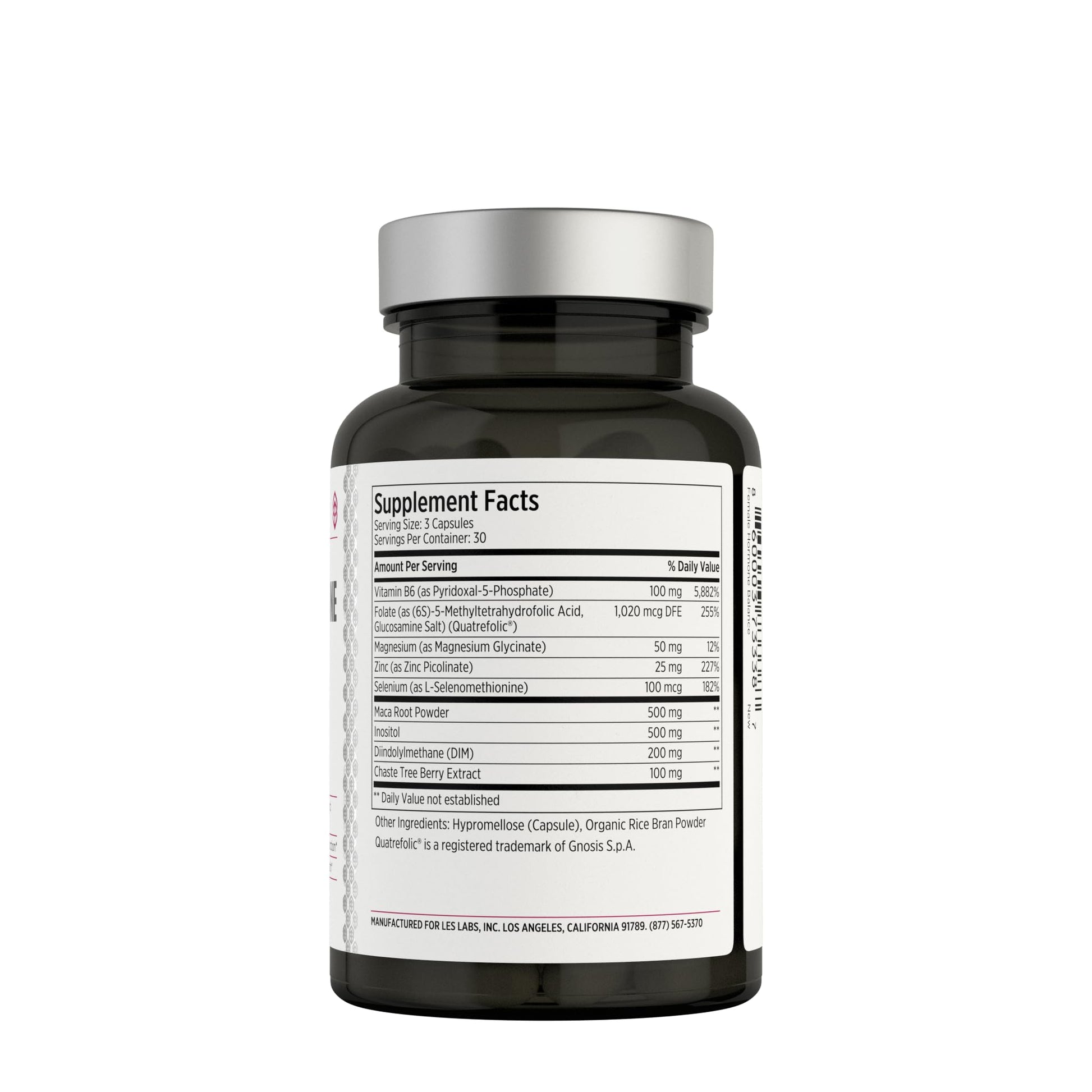 LES Labs Female Hormone Balance Supplement – Hormone Support for Women with Inositol, DIM, Vitex, Chaste Tree, Vitamin B6 & Folate – Menstrual Cycle & Fertility Support – 90 Capsules – Non-GMO LES Labs buy supplements canada