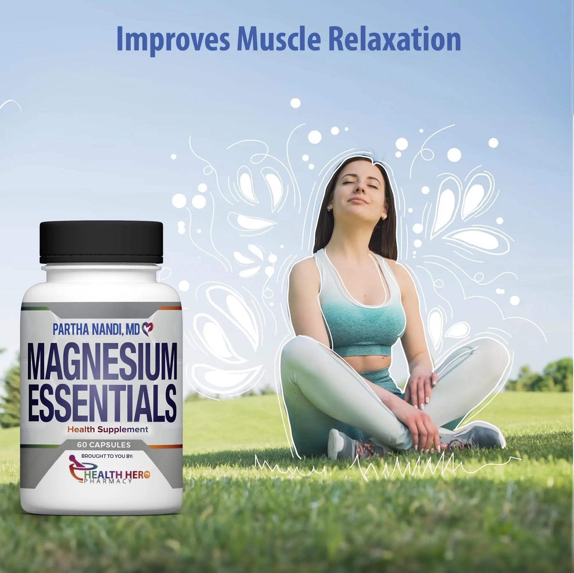 Triple Magnesium Citrate, Malate & Glycinate Complex Supplement – Supports Sleep, Stress, Muscle, Nerve & Heart Health – Advanced High-Absorption Formula – 235mg – 60 Capsules Partha Nandi, MD buy supplements canada