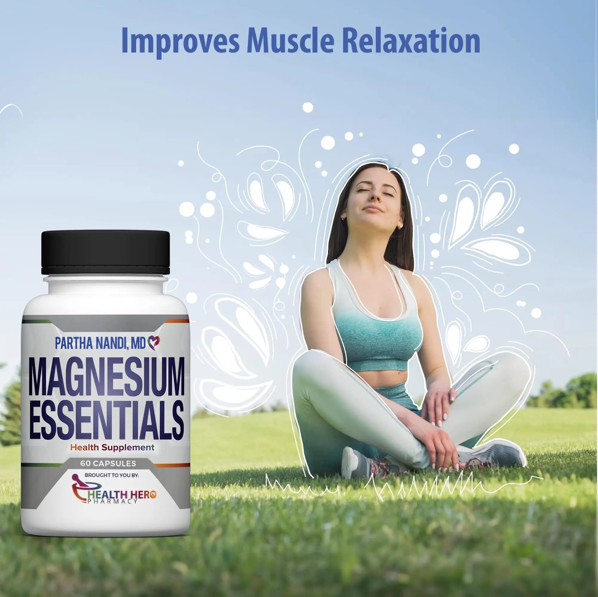 Triple Magnesium Citrate, Malate & Glycinate Complex Supplement – Supports Sleep, Stress, Muscle, Nerve & Heart Health – Advanced High-Absorption Formula – 235mg – 60 Capsules Partha Nandi, MD buy supplements canada