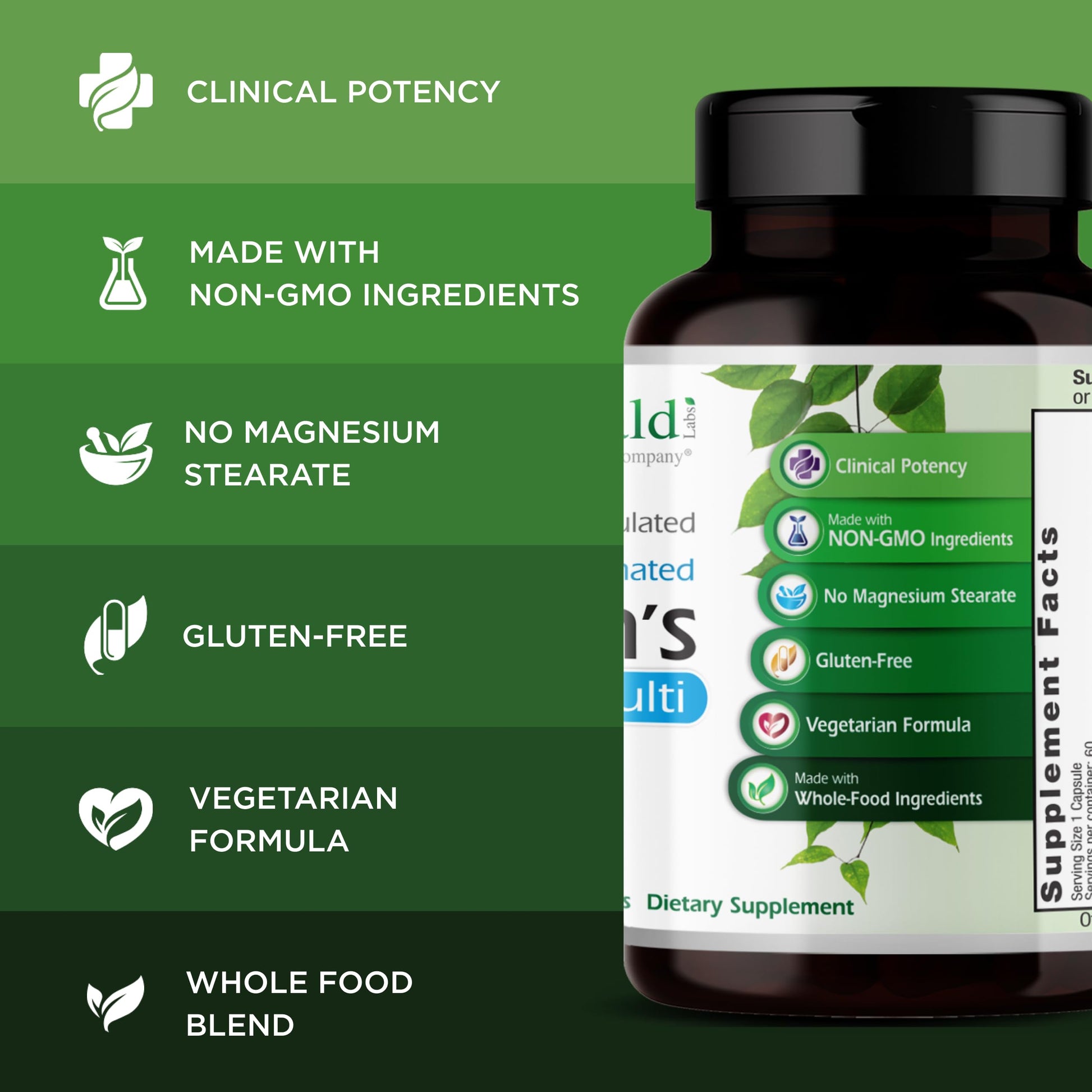 EMERALD LABS Men's 1 Daily Multi - Additive-Free Men's Multivitamin - Includes Lycopene, Zinc, Vitamin D3, & More EMERALD LABS buy supplements canada