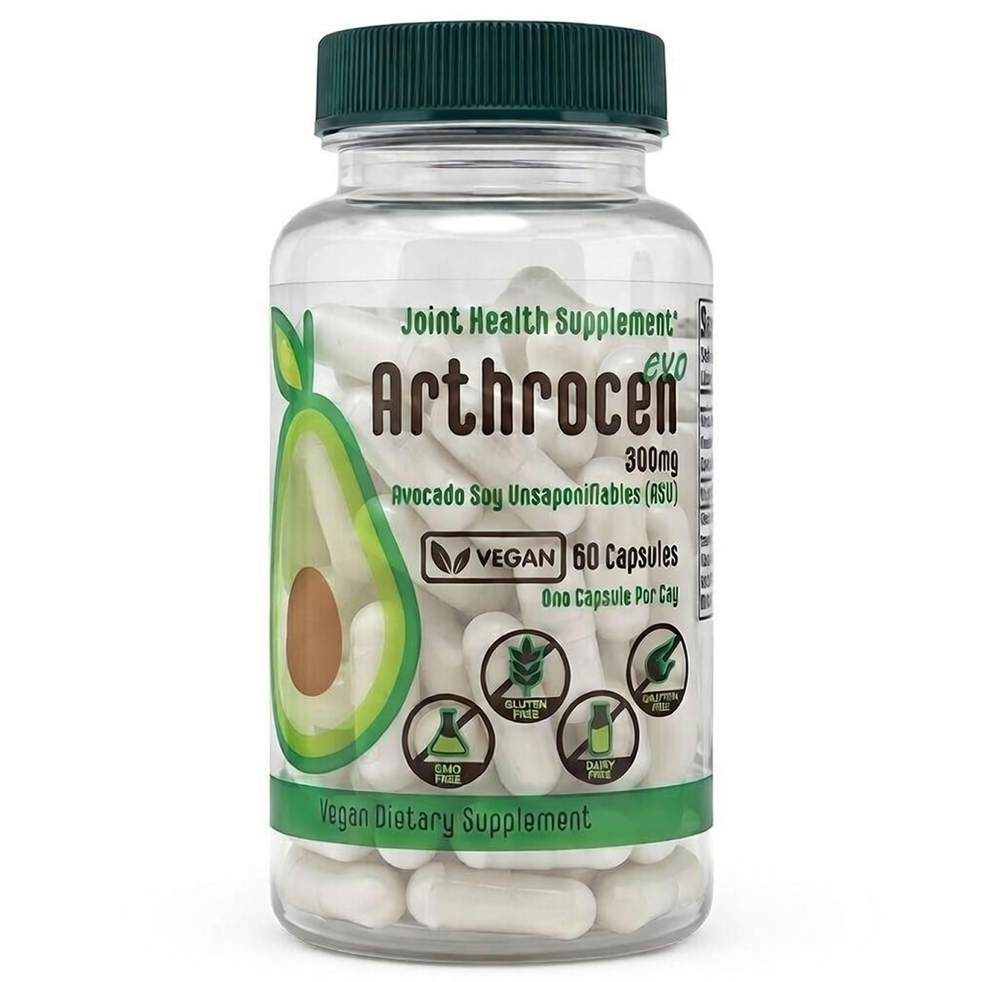 Arthrocen EVO ASU 300 mg Vegan Joint Comfort & Mobility Support Supplement – Clinically Evaluated, Made in USA Plant-Based Formula, Glucosamine Alternative, 60 Capsules (2 Months) Arthrocen buy supplements canada