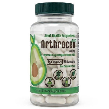 Arthrocen EVO ASU 300 mg Vegan Joint Comfort & Mobility Support Supplement – Clinically Evaluated, Made in USA Plant-Based Formula, Glucosamine Alternative, 60 Capsules (2 Months) Arthrocen buy supplements canada