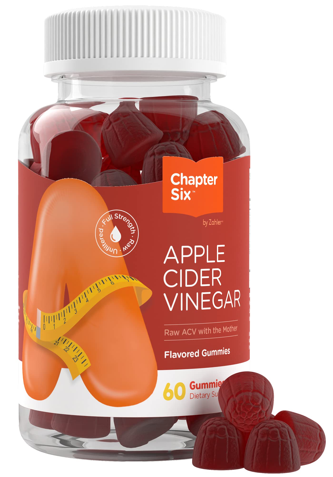 Zahler - Apple Cider Vinegar Gummies Kosher & Delicious ACV for Women Men Raw Zahler buy supplements canada