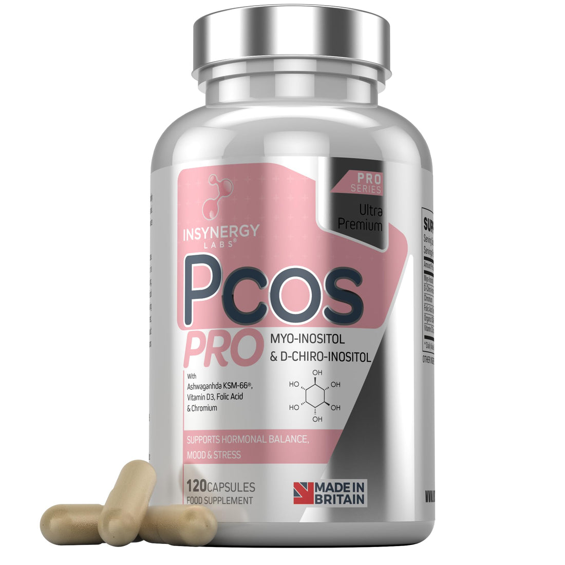 PCOS Pro - Ultra Premium Inositol PCOS Supplement (4X Extra Ingredients) Myo Inositol Insynergy Labs buy supplements canada