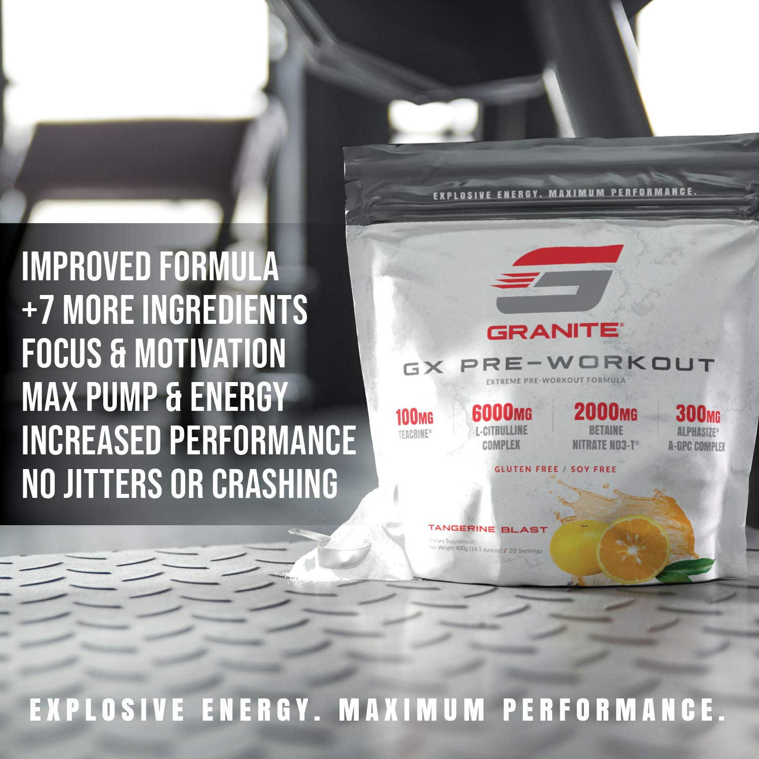 Granite GX Pre-Workout Supplement (Watermelon) Advanced Formula for Pump, Focus Granite Supplements buy supplements canada