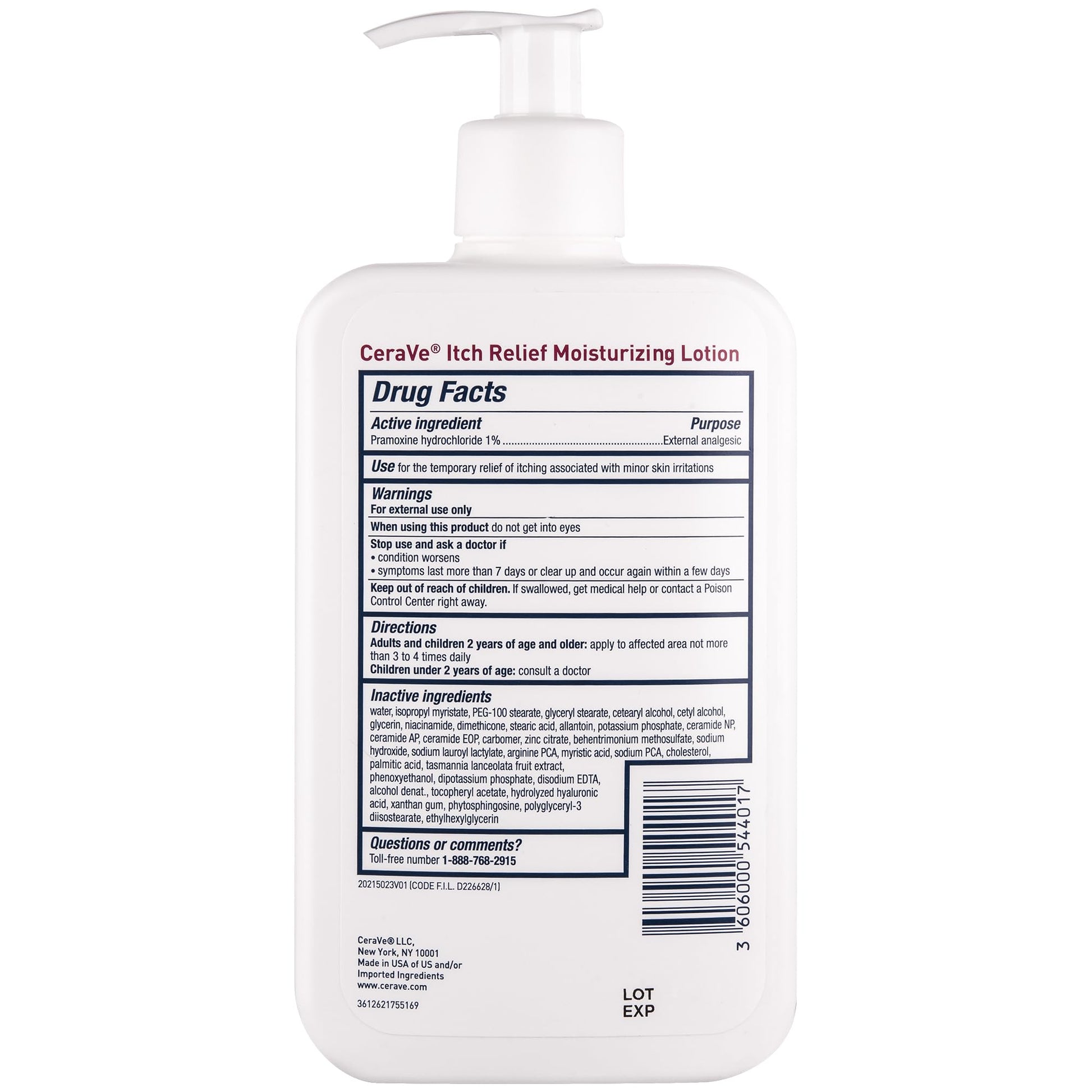 CeraVe Anti Itch Moisturizing Lotion with Pramoxine Hydrochloride, Relieves Itch with Minor Skin Irritations CeraVe buy supplements canada