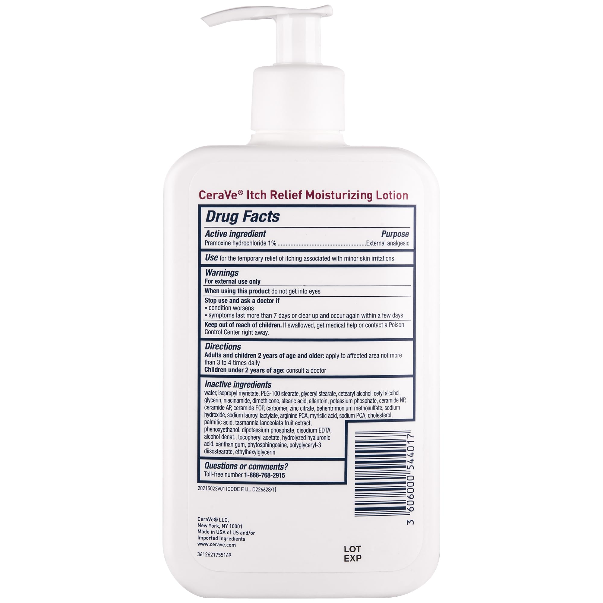 CeraVe Anti Itch Moisturizing Lotion with Pramoxine Hydrochloride, Relieves Itch with Minor Skin Irritations CeraVe buy supplements canada