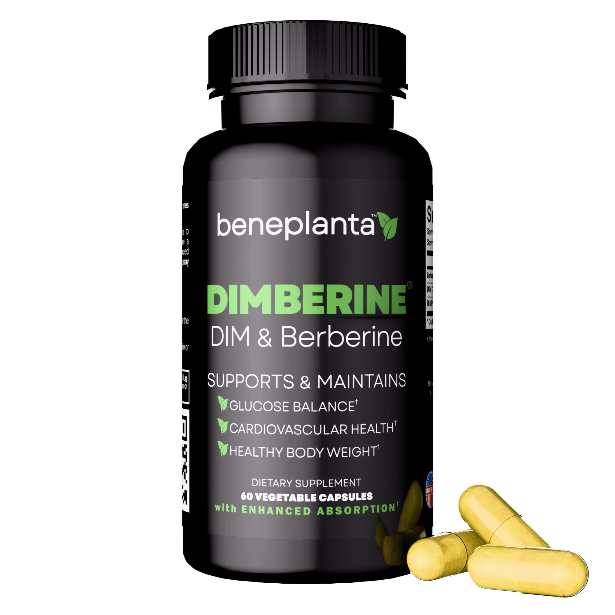 Dimberine - DIM & Berberine, High Purity Enhanced Absorption Formula - 60 Capsules Dimberine buy supplements canada