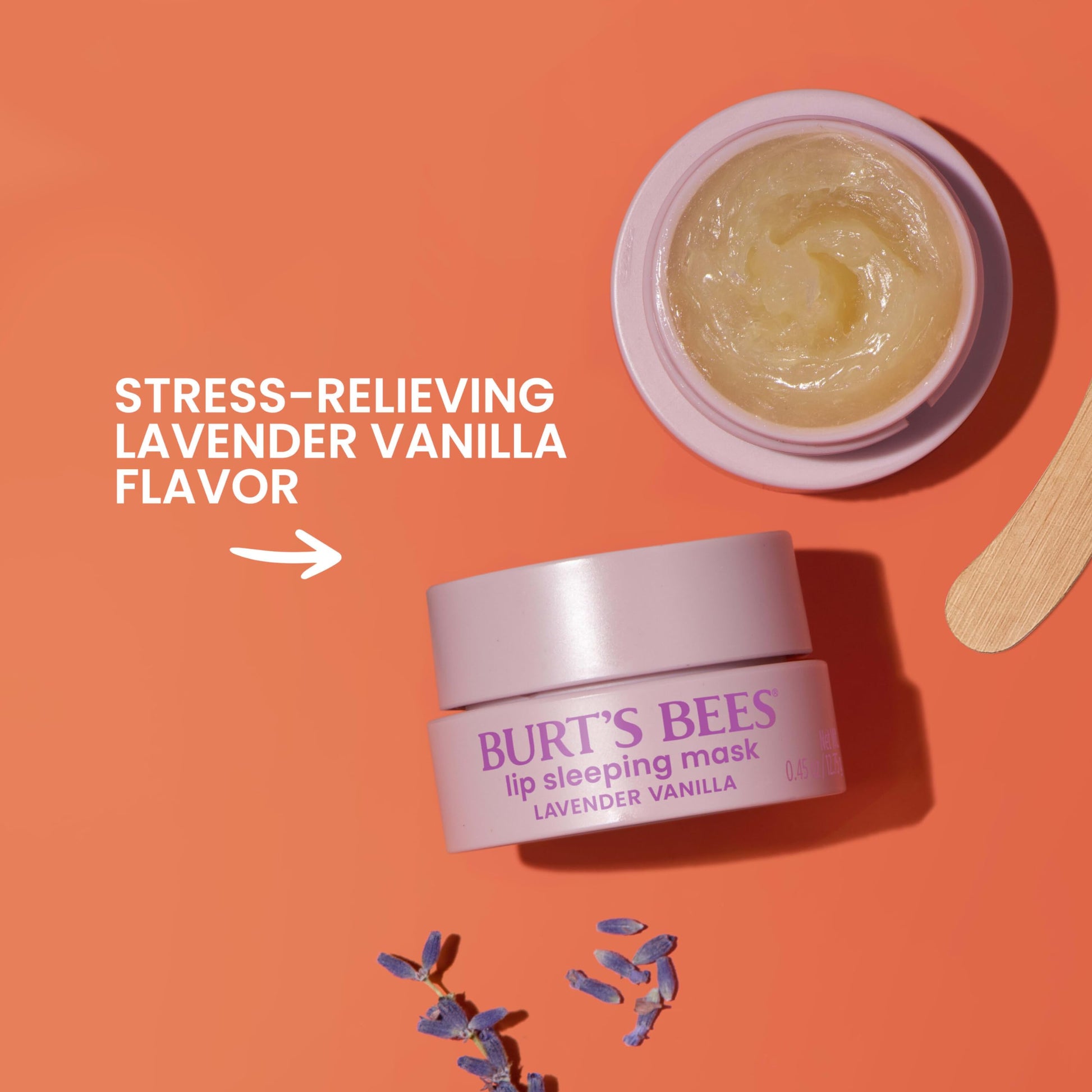 Burt’s Bees Lavender Vanilla Lip Sleeping Mask, With Hyaluronic Acid and Squalane Moisturizer To Instantly Hydrate Lips, Overnight Mask and Treatment, 0.45 oz. Burt's Bees buy supplements canada