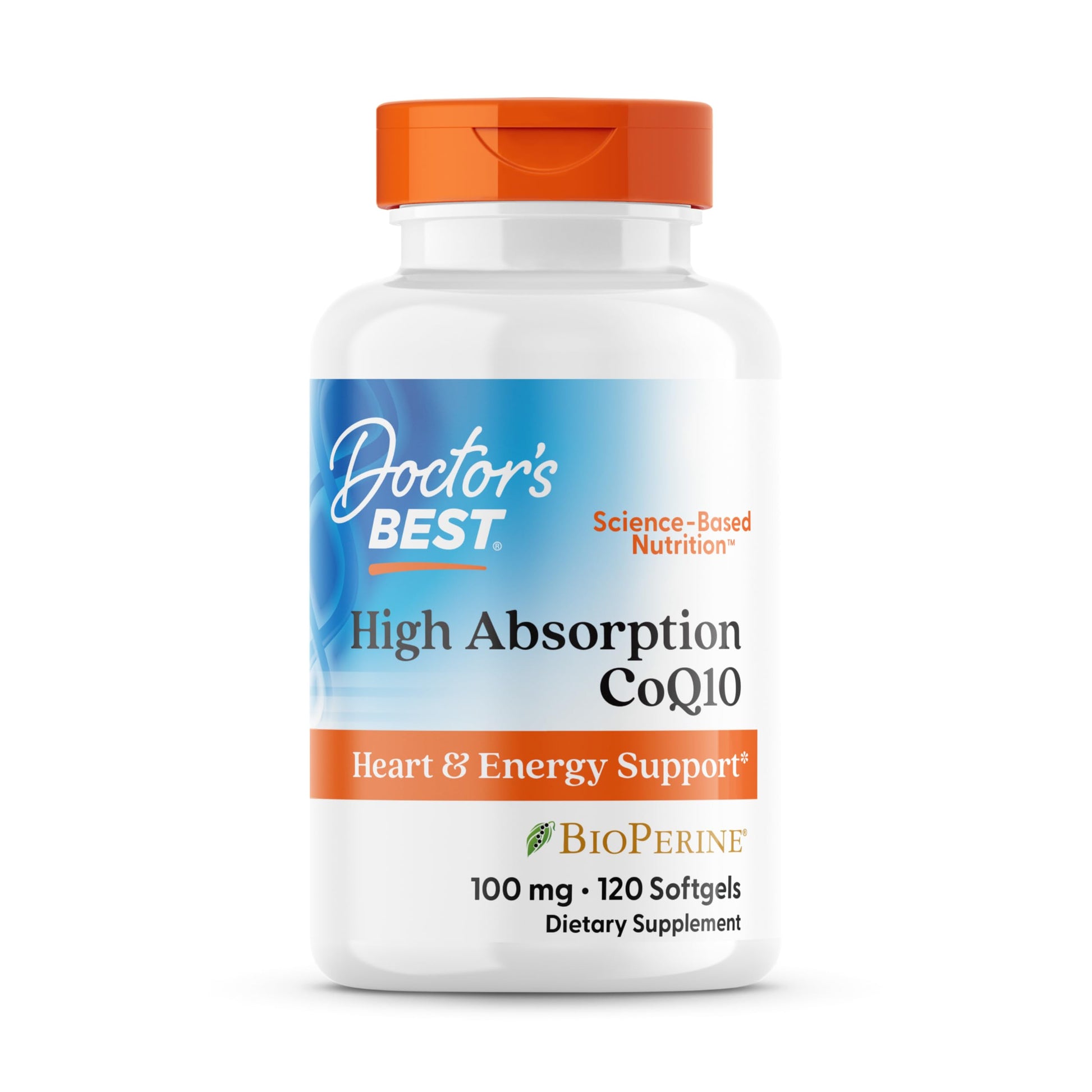 Doctor's Best High Absorption CoQ10 with BioPerine Supplement - Coenzyme Q10 Softgels for Heart Health & Antioxidant Support, Naturally Fermented CoQ10 100mg Doctor's BEST buy supplements canada