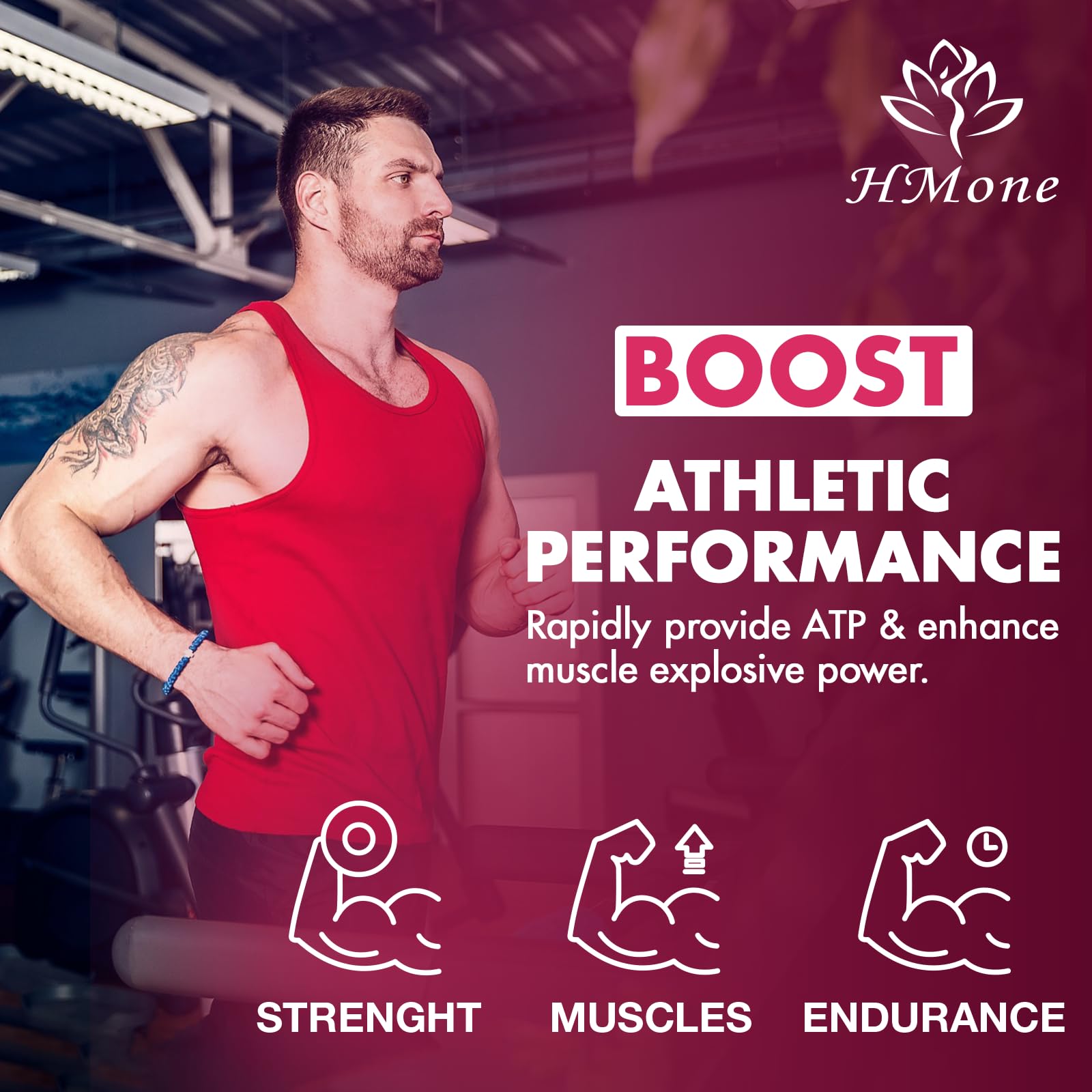 HMone Creatine Monohydrate Gummies - 5g for Men & Women, 160 Count and Creatine Chewable Supplements for Muscle Gain, Muscle Strength, Energy Boost HMone buy supplements canada