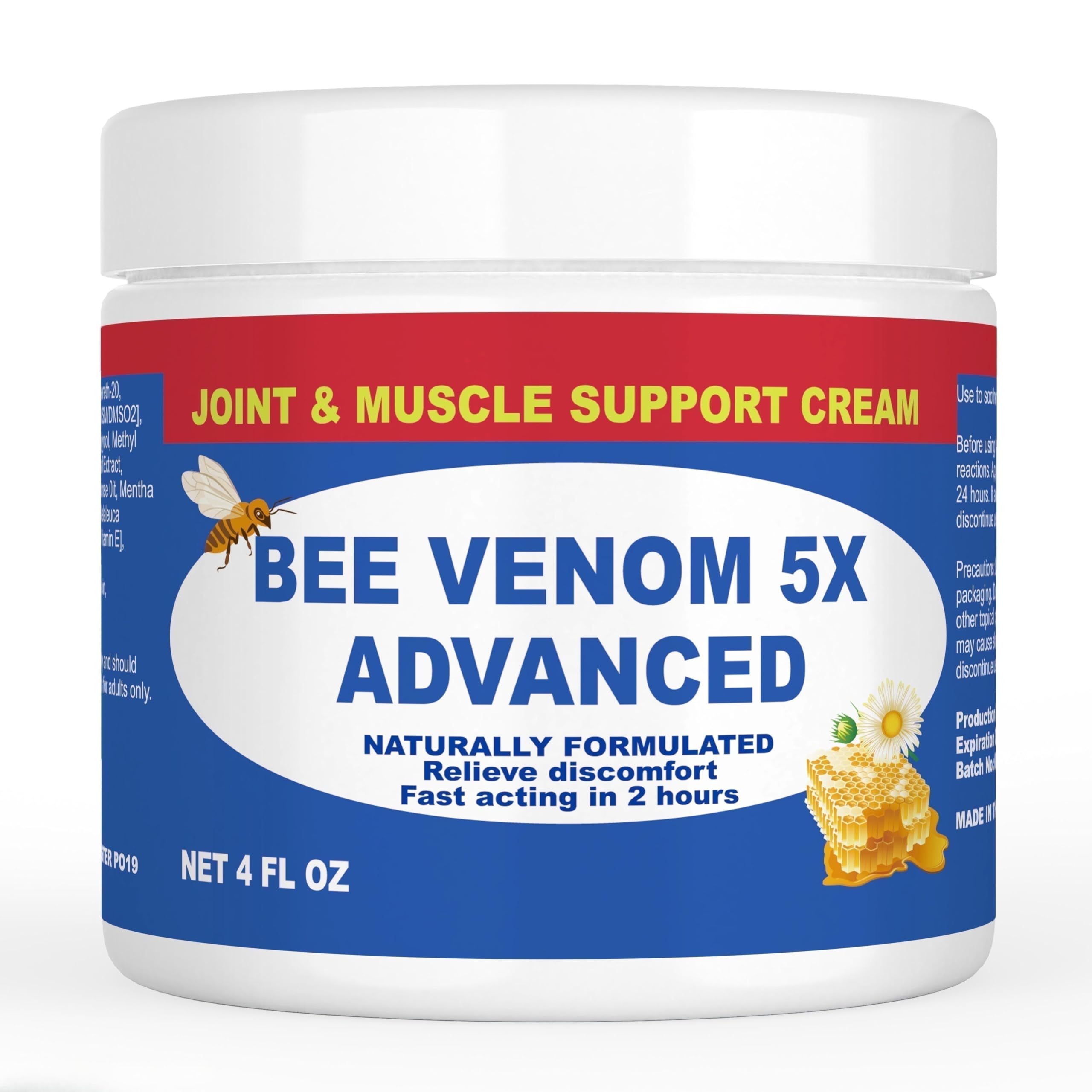 Benolixia Bee Venom Joint Cream, Bee Venom Joint Gel,Bee Venom Advanced Joint and Bone Cream,Natural Formula for Back, Knee, Hands, Neck, Feet, All Skin Types Benolixia buy supplements canada