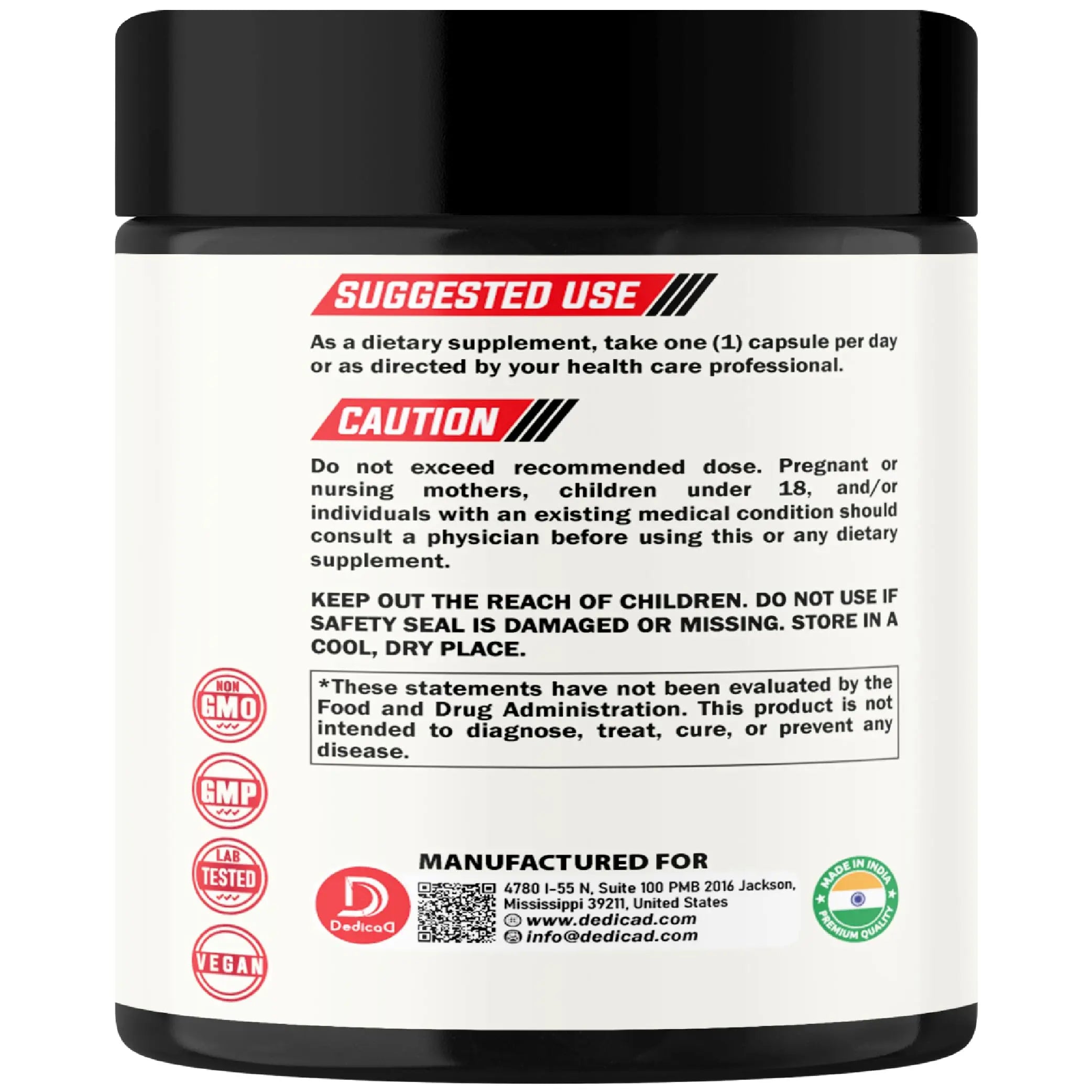 DEDICAD 11in1 Graviola Soursop Capsules - Blended with Elderberry, Turmeric, Ginger, Milk Thistle, Cranberry & More - Support Positive Mood, Immune System & Body Management DEDICAD buy supplements canada