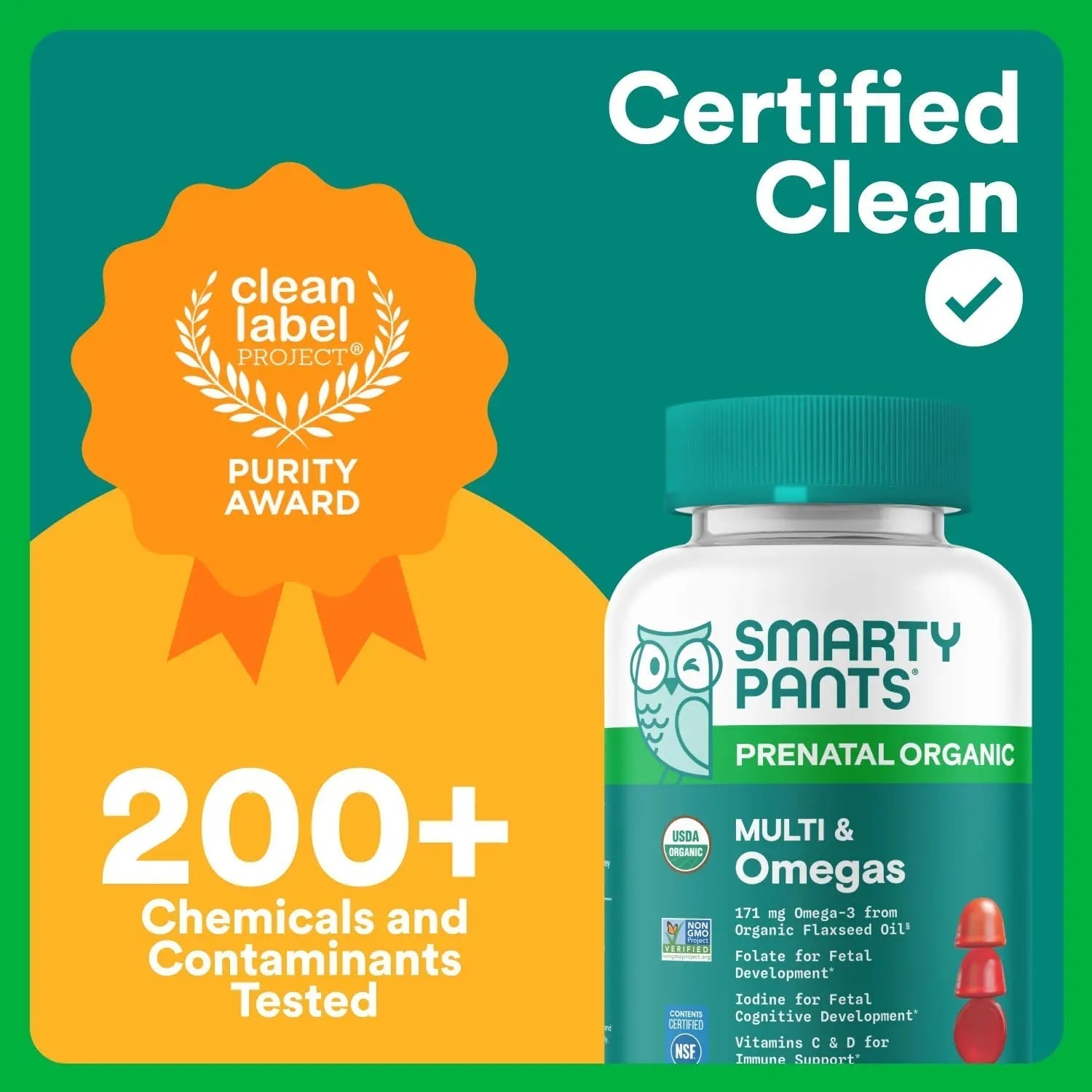 SmartyPants Organic Prenatal Vitamins for Women, Multivitamin Gummies: Biotin, Methylfolate, Omega 3 (ALA), Vitamin D3, C, Vitamin B12, B6, A, K2 & Zinc SmartyPants buy supplements canada