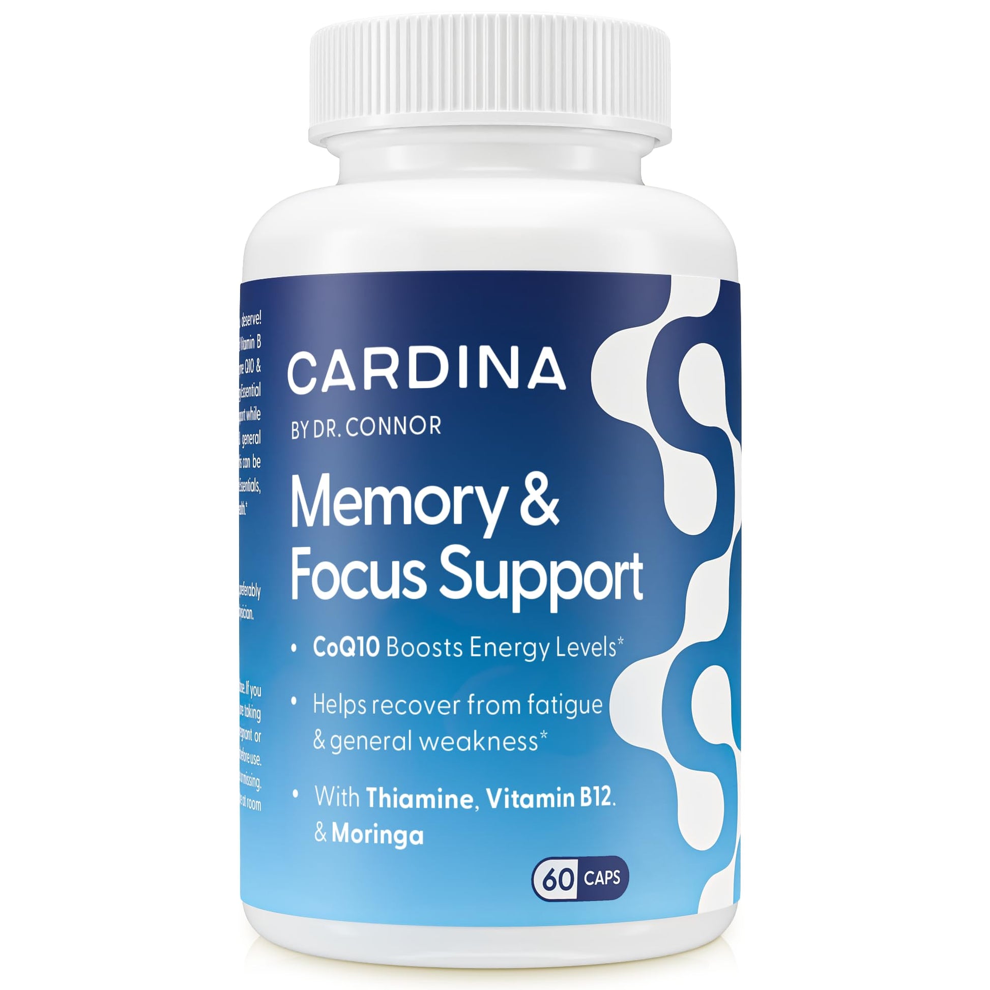 CARDINA B12 Vitamins for Women and Men - Brain Supplements for Memory and Focus with Thiamine B1 Supplement and COQ10 - Brain Memory Support - Non-GMO and Vegan B12 Supplement, 60 Ct CARDINA buy supplements canada