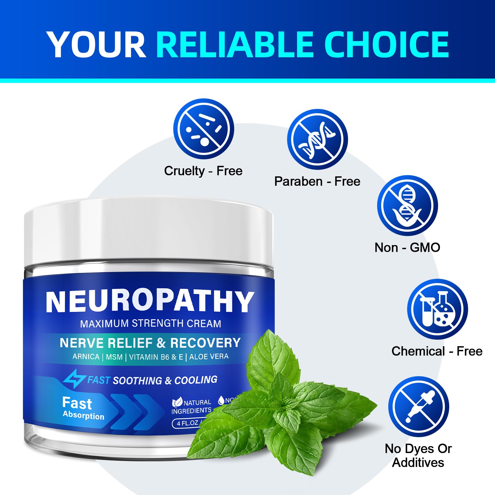 Neuropathy Nerve Relief Cream, Large 4 Oz, Nerve Savior for Neuropathy-Maximum Strength for Feet, Hands, Legs ＆ Toes, Neuropathy Cream with Arnica, Vitamin B6, Aloe Vera ＆ MSM, 120 ml TRPLKJE buy supplements canada