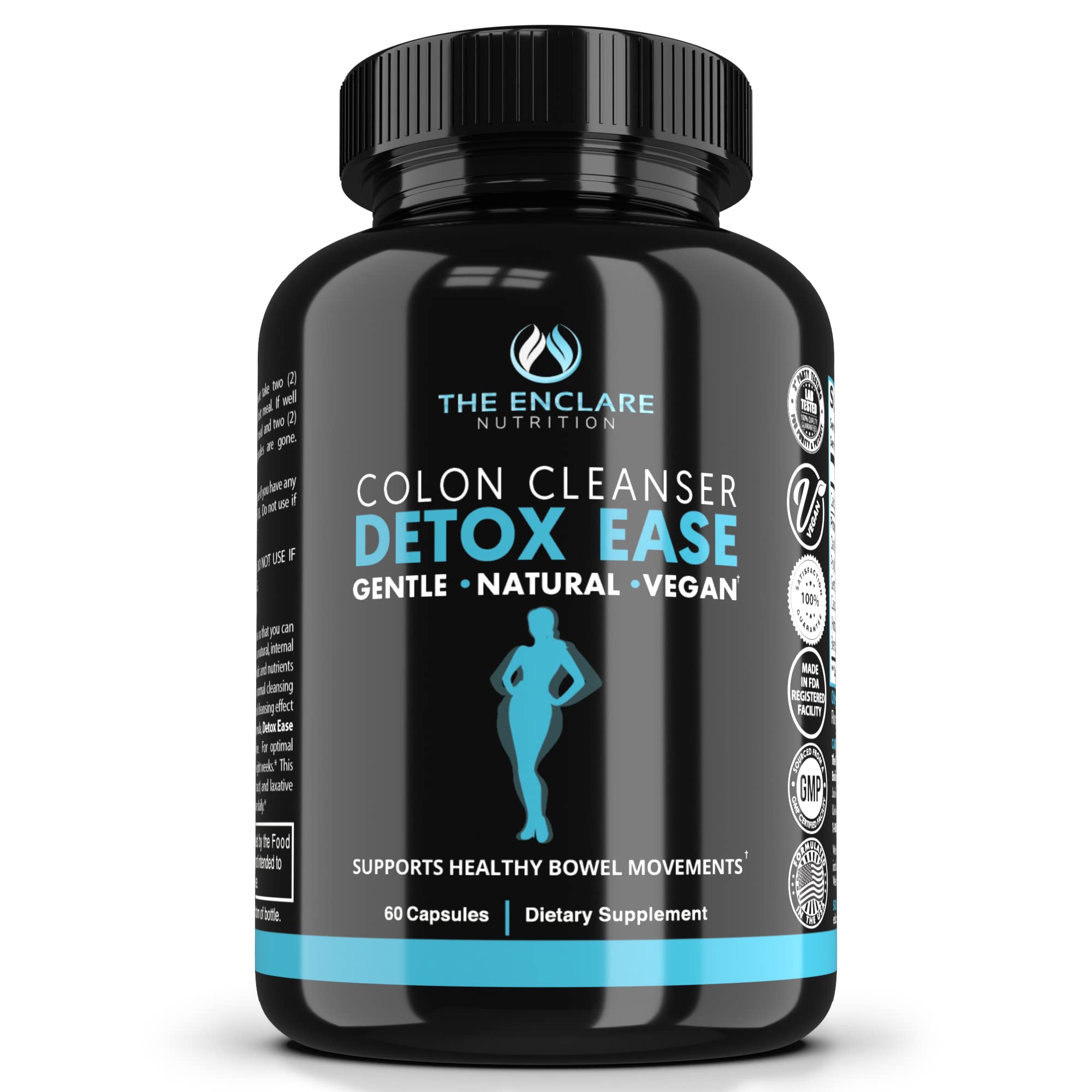 Detox Ease, Colon Cleanse Detox, Healthy Bowel Movements, Digestive Health, Urinary Tract THE ENCLARE NUTRITION buy supplements canada