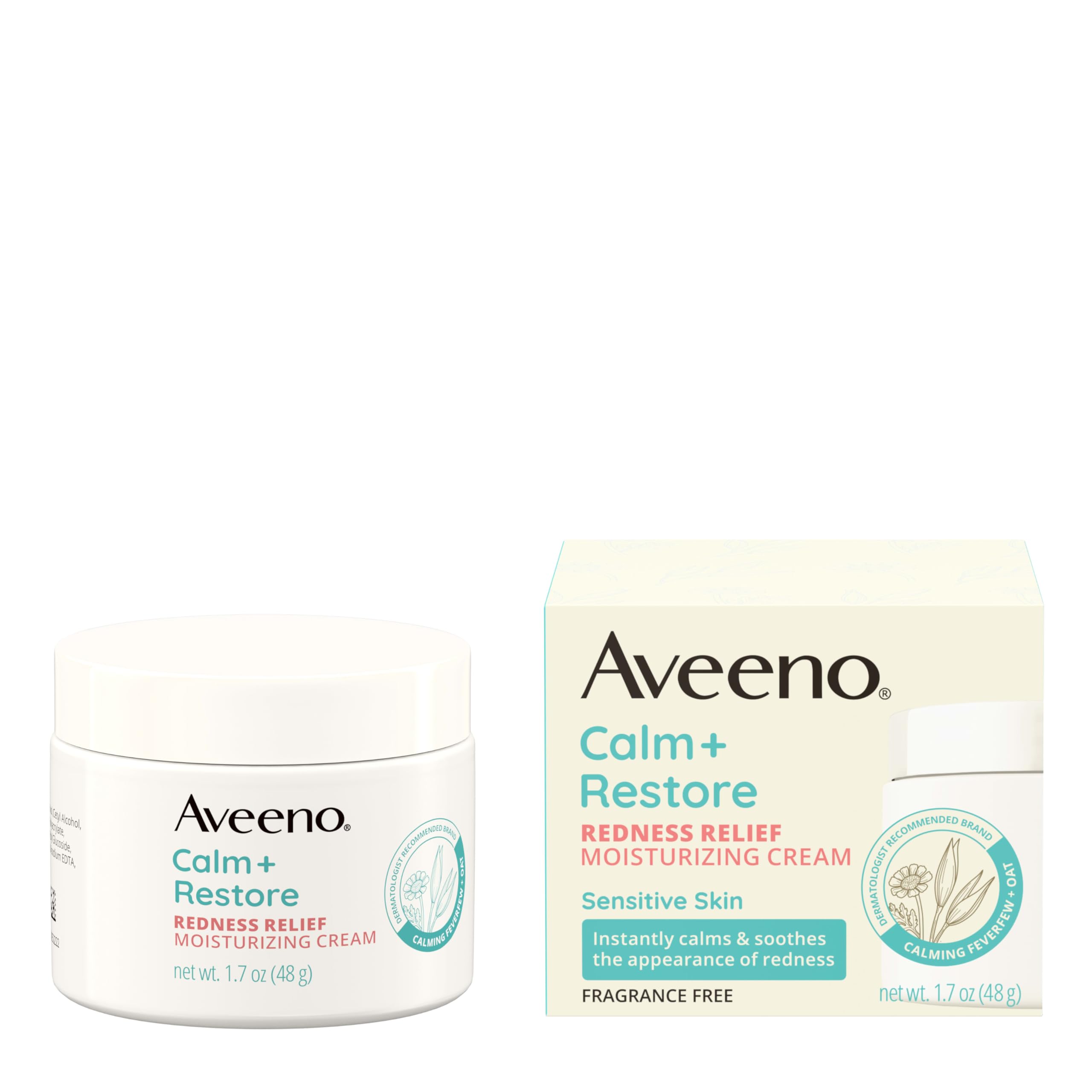 Aveeno Calm + Restore Facial Moisturizer Face Cream for Redness Relief, Non-Comedogenic Aveeno buy supplements canada