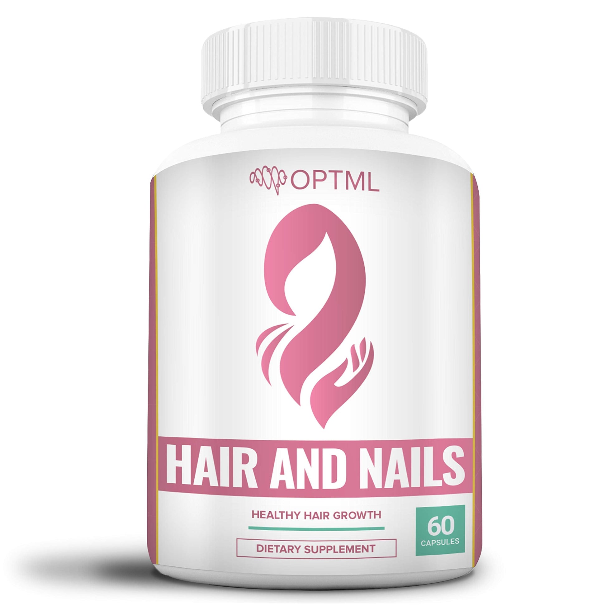 OPTML Hair and Nail Vitamins for Hair Growth and Thickness, Biotin-Infused Hair Pills, Hair Vitamins for Faster Hair Growth and Healthy Nails, for Women and Men, 60 Capsules OPTML buy supplements canada
