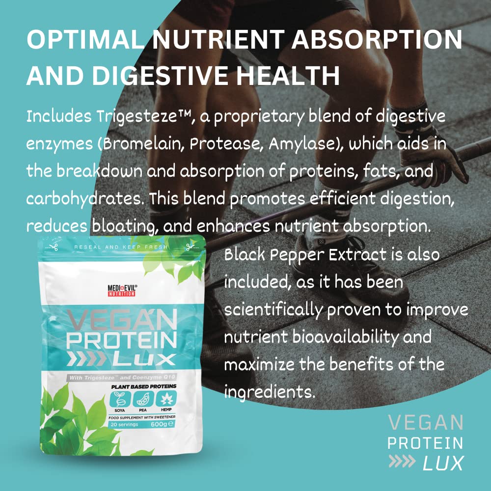 Medi-Evil Nutrition Vegan Protein Powder, Natural Ingredients, Gluten Free and Vegetarian Medi-Evil buy supplements canada