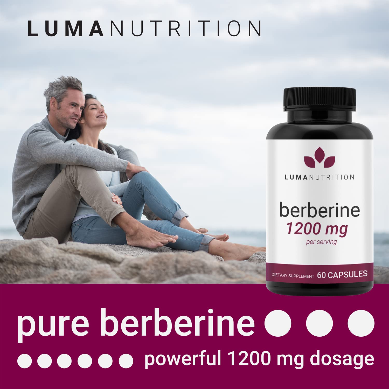 Luma Nutrition Berberine Supplement - Berberine 1200mg Per Serving - Berberine HCI Luma Nutrition buy supplements canada