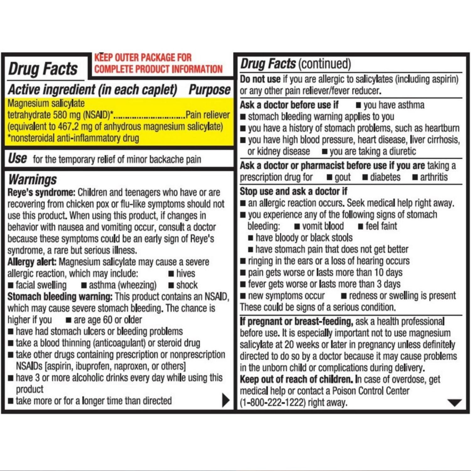 Doans Extra Strength Pain Reliever 24 Count (Pack of 4) Doans buy supplements canada