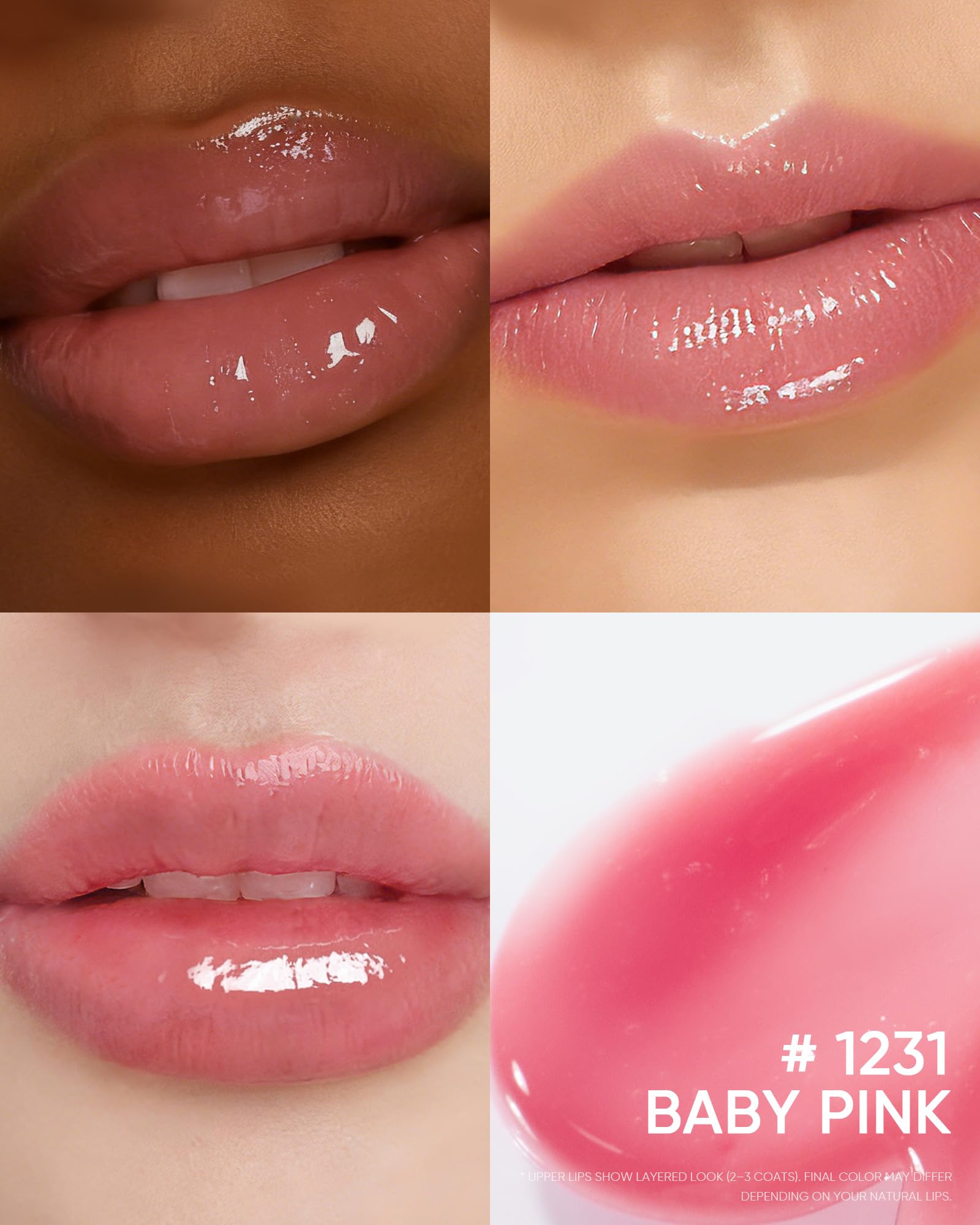 SKINTIFIC Peptide Brightening Lip Serum, Hydrating & Plumping Tinted Lip Gloss, Moisturizing Lip Balm with Polypeptides SKINTIFIC buy supplements canada