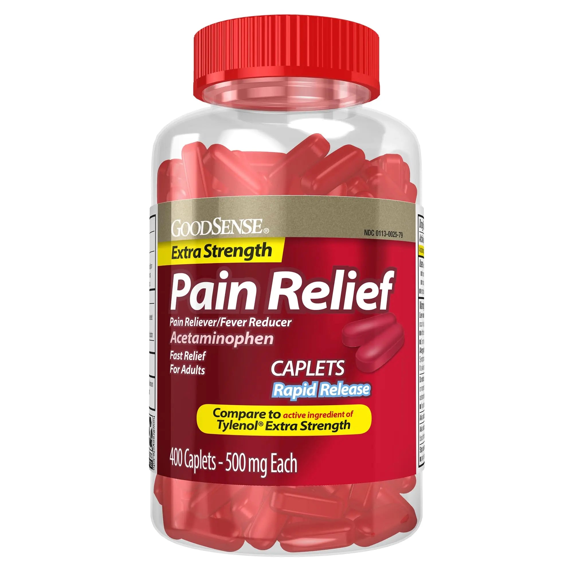 Good Sense Rapid Release Pain Relief, Acetaminophen Caplets 500 mg, Extra Strength Pain Reliever and Fever Reducer GoodSense buy supplements canada