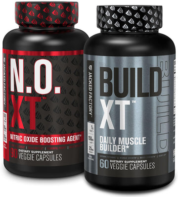 Jacked Factory Muscle Builder Supplement Stack - Build-XT Muscle Builder & N.O. XT Nitric Jacked Factory buy supplements canada