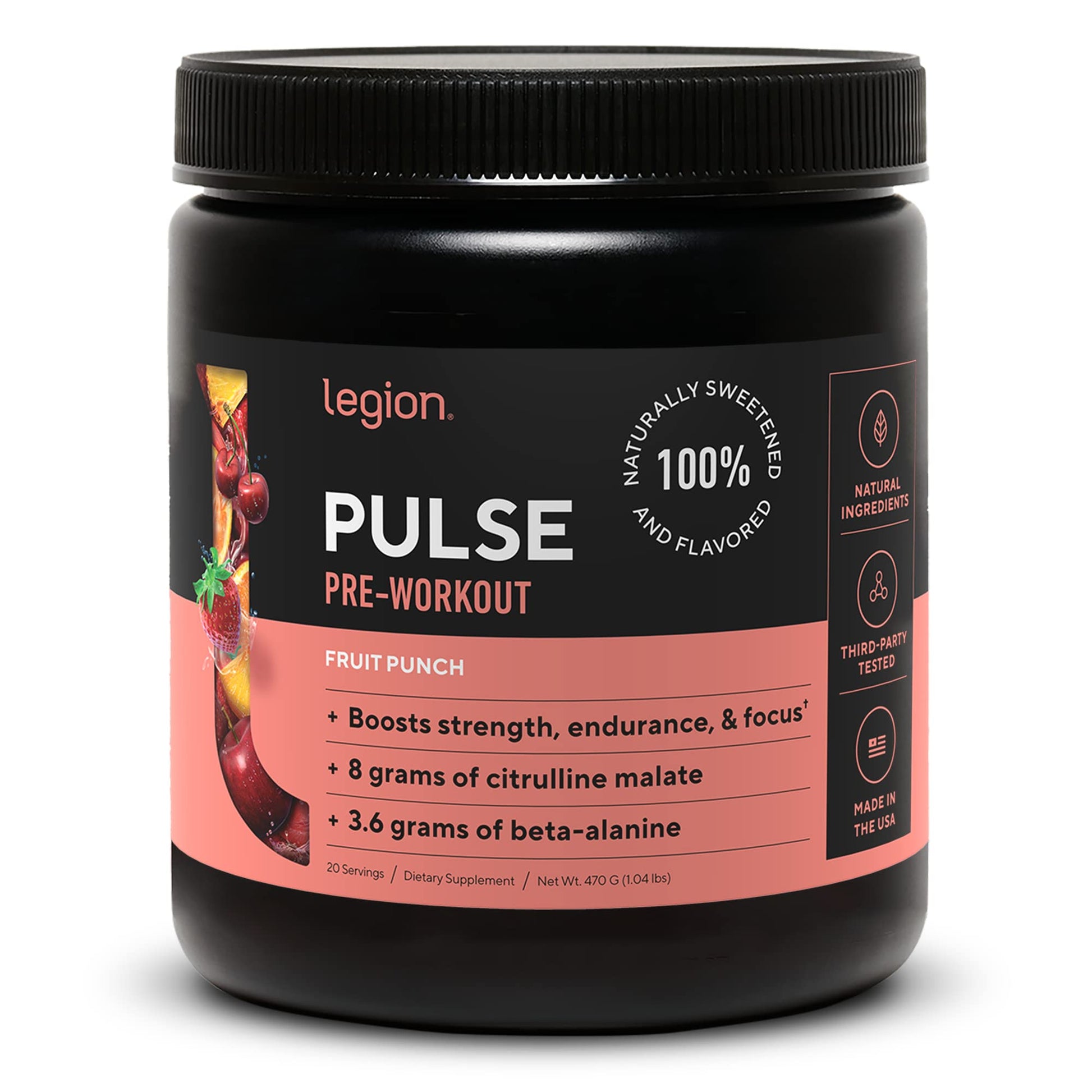 LEGION Pulse Pre Workout Supplement - All Natural Nitric Oxide Preworkout Drink to Boost LEGION buy supplements canada