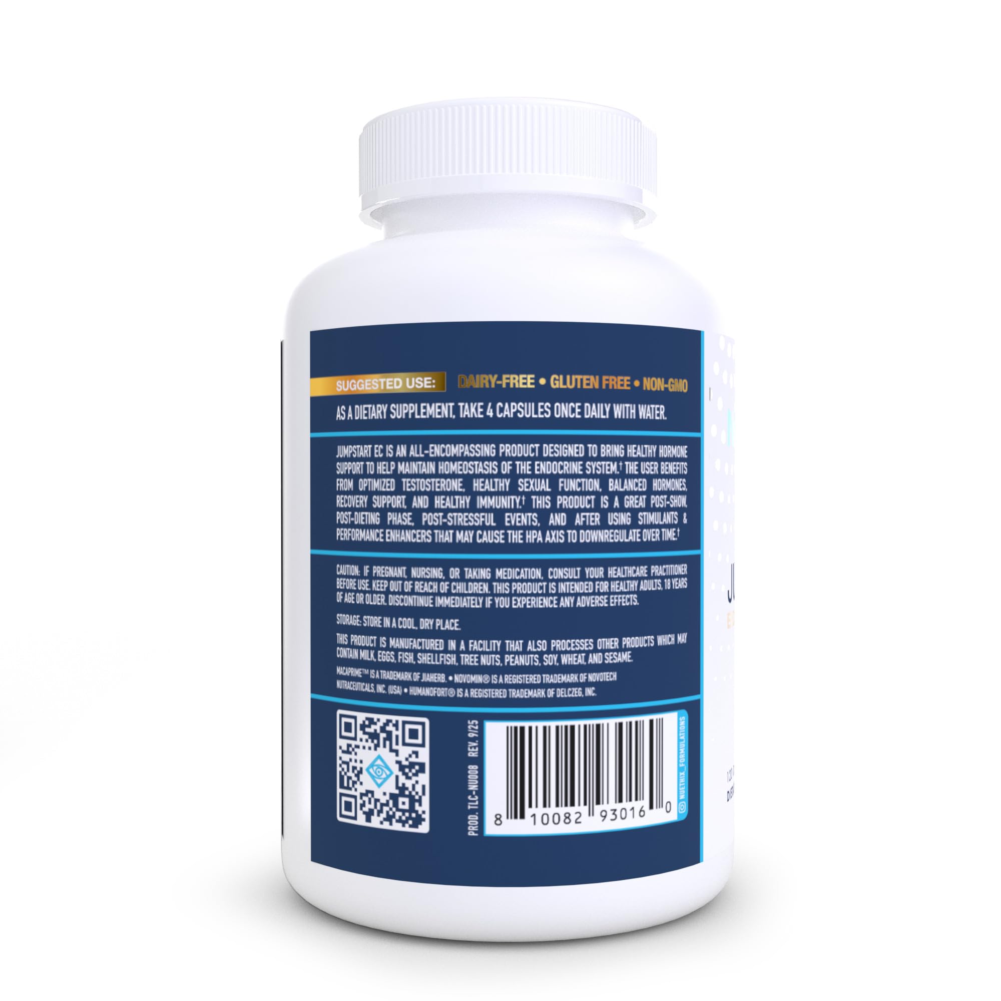 NuEthix Formulations Jumpstart EC, Endocrine System Homeostasis Dietary Supplement, 120 Capsules NuEthix Formulations buy supplements canada