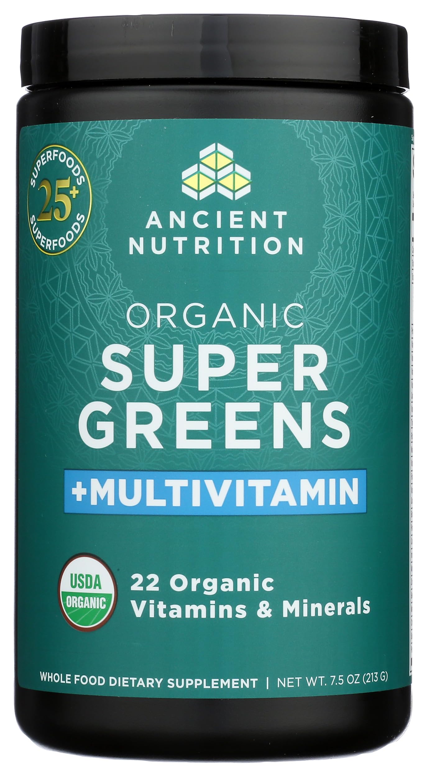 Ancient Nutrition, Vitamin Powder, One Bottle Made from Real Fruits, Vegetables and Herbs, for Digestive and Energy Support, 25 Servings, 7.5oz Ancient Nutrition buy supplements canada